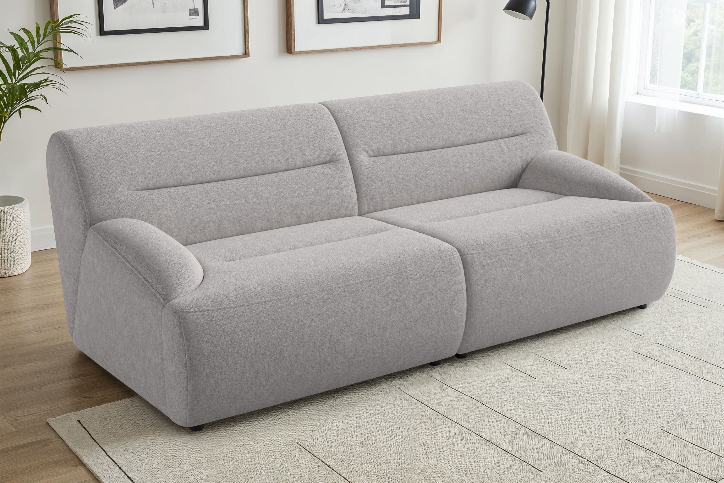 sit&more Big-Sofa »Scrabble« Modernes Design in verschiedenen Stoffarten