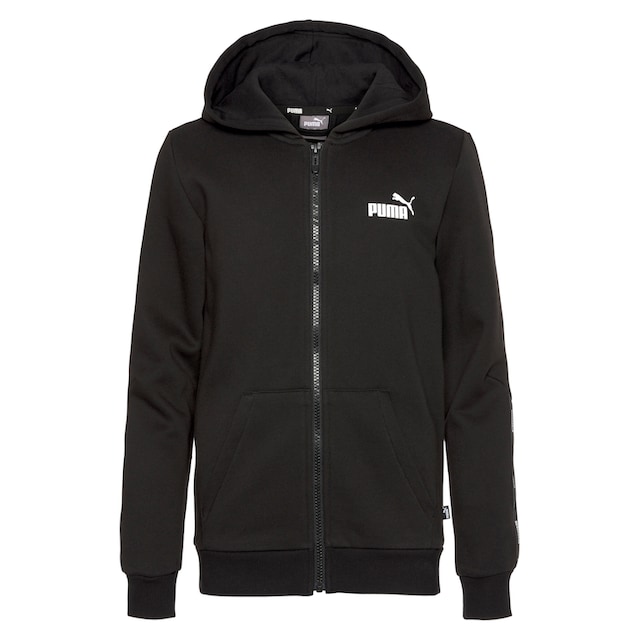 PUMA Kapuzensweatshirt »ESS TAPE FULL-ZIP HOODIE FL B« ▷ für | BAUR