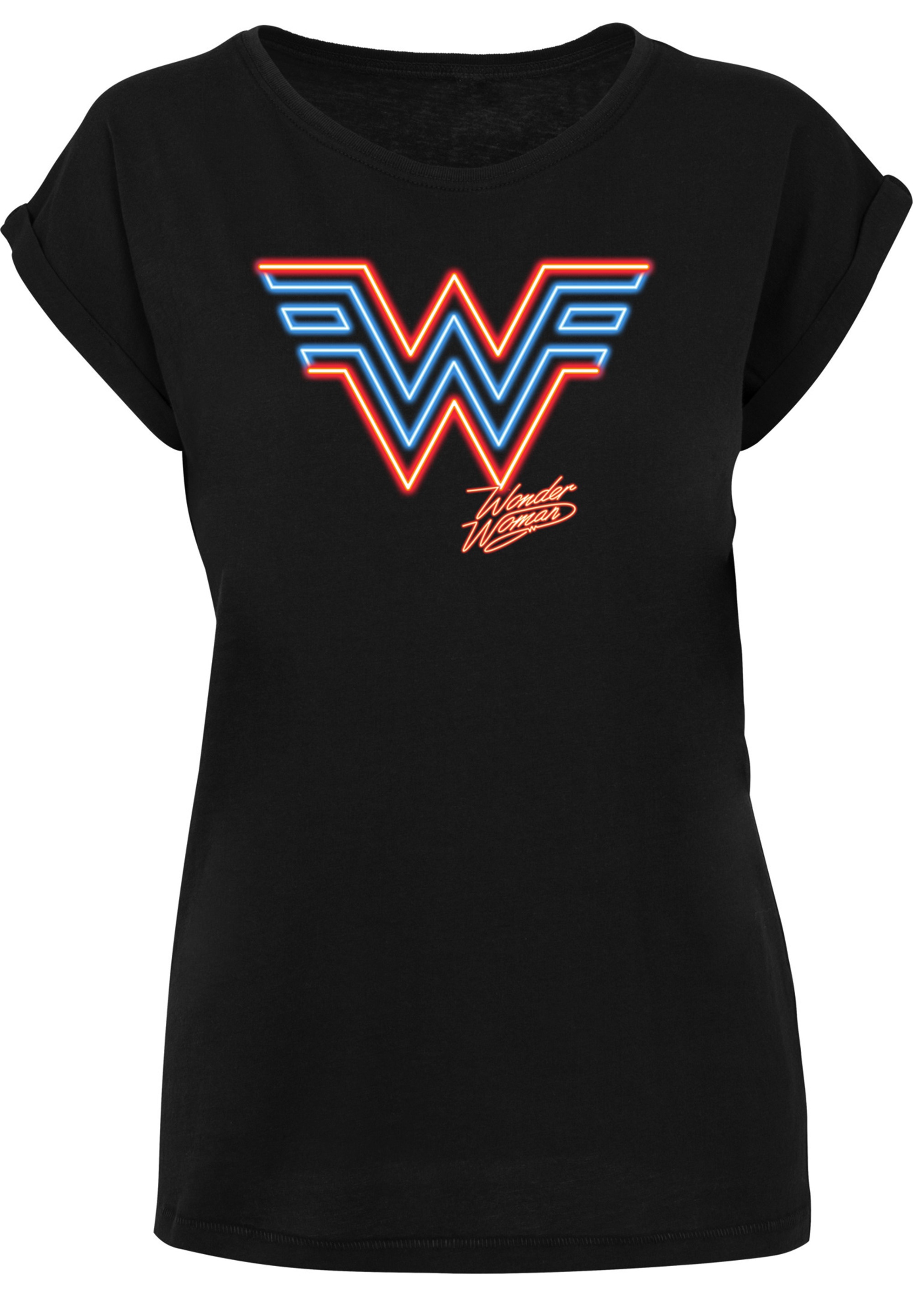 F4NT4STIC T-Shirt »DC Comics Wonder Woman 84 Neon Emblem«, Print