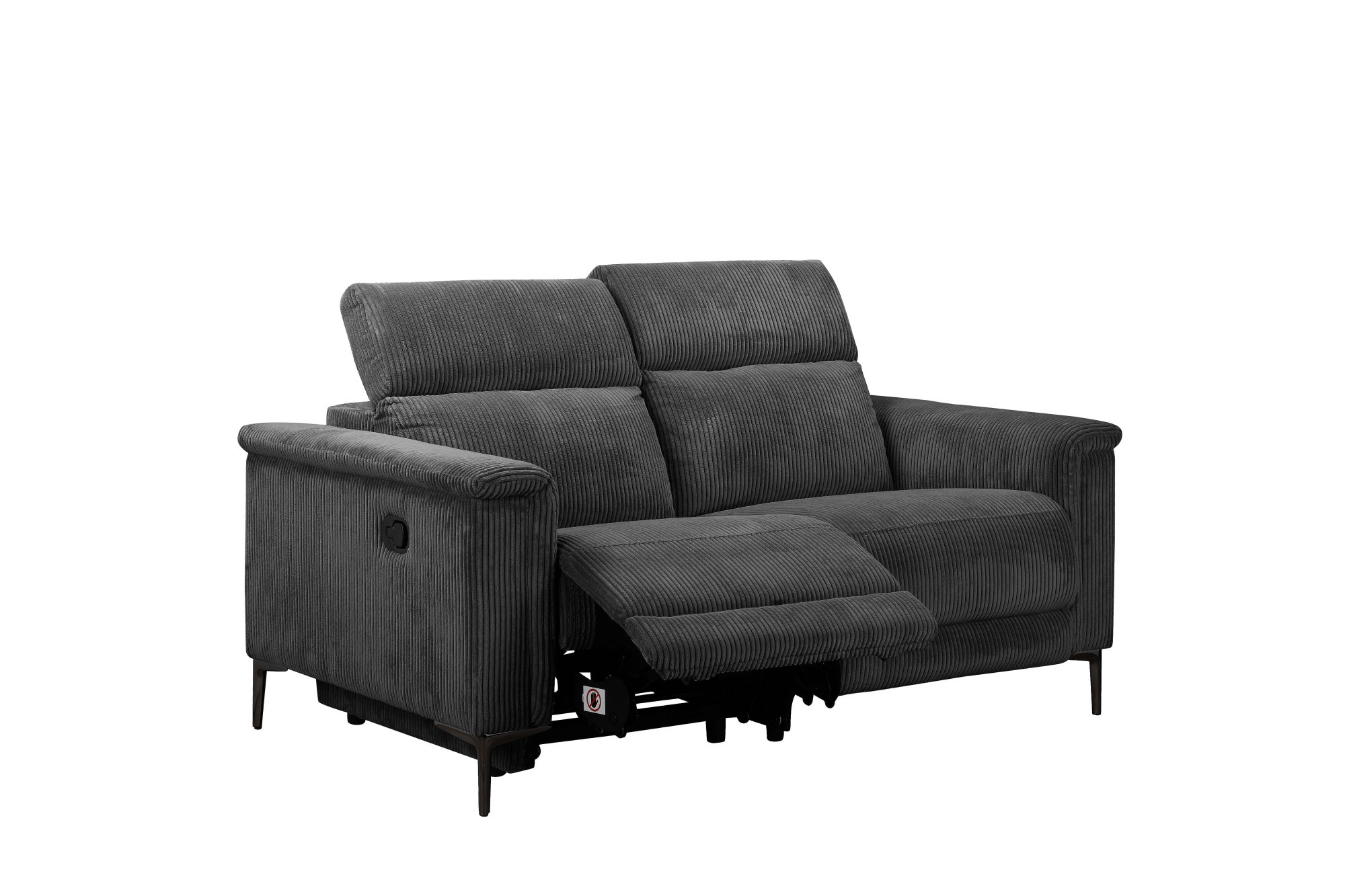 Places of Style 2-Sitzer »Lund in Cord, mit manueller o. elektrischer«, Relaxfunktion, USB-A, Kopfteilverstellung, Breite 160 cm