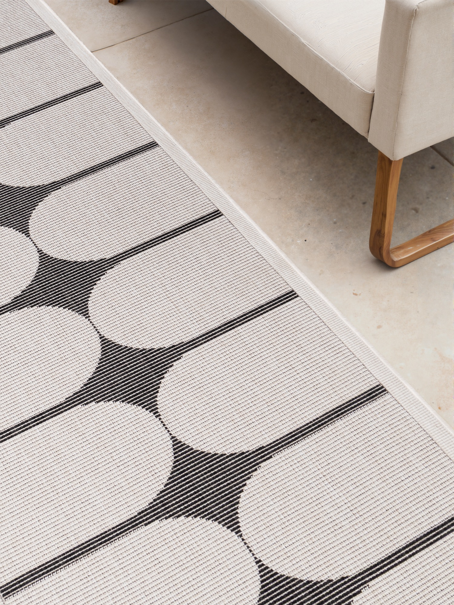 NORTHRUGS Outdoorteppich »Bowen Wendeteppich«, rechteckig, 5 mm Höhe, Läufer, In und Outdoor, Flachgewebe, wetterfest, pflegeleicht, robust