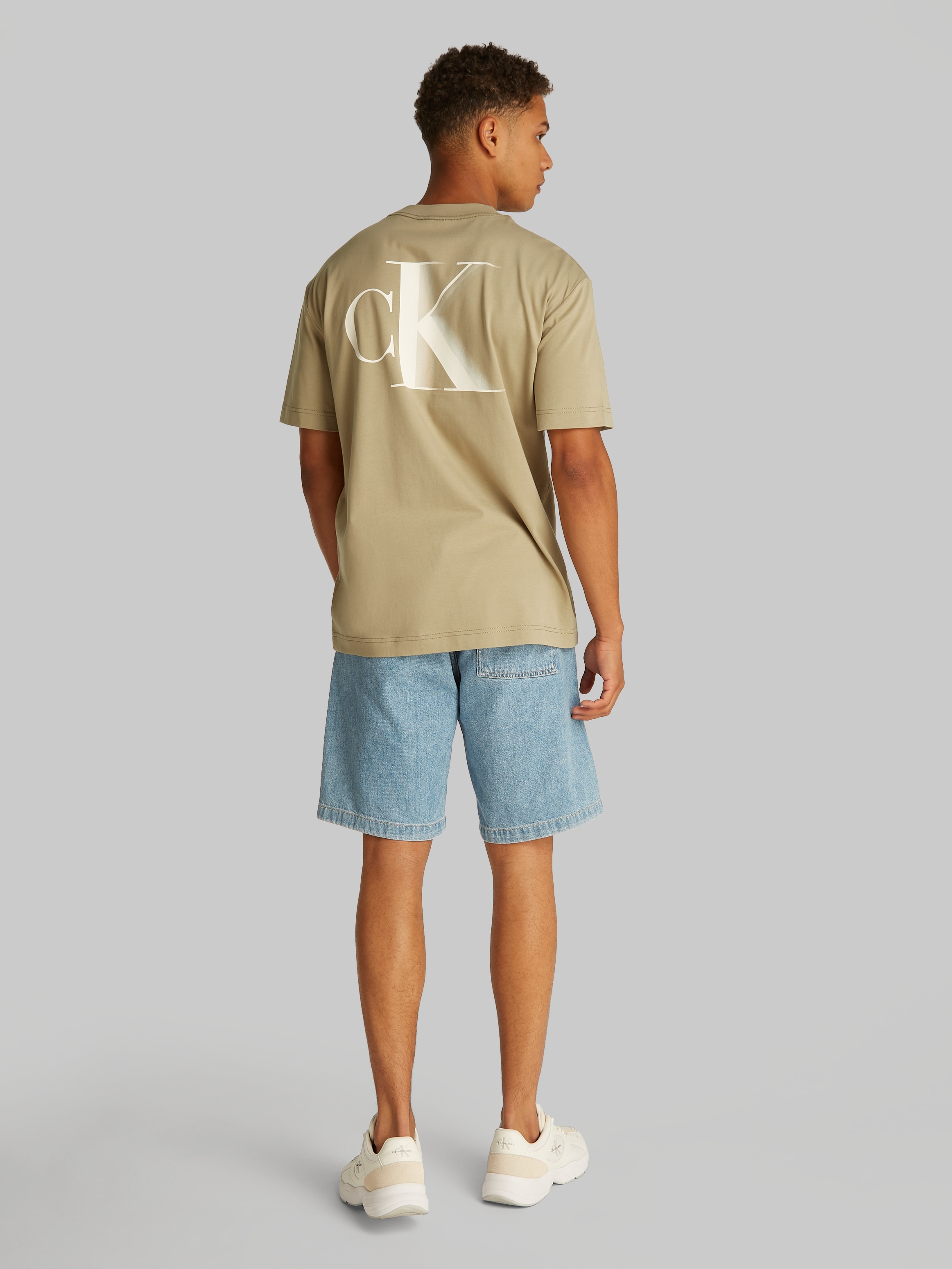 Calvin Klein Jeans T-Shirt »BOLD CK TEE«, mit großem Logo am Rücken