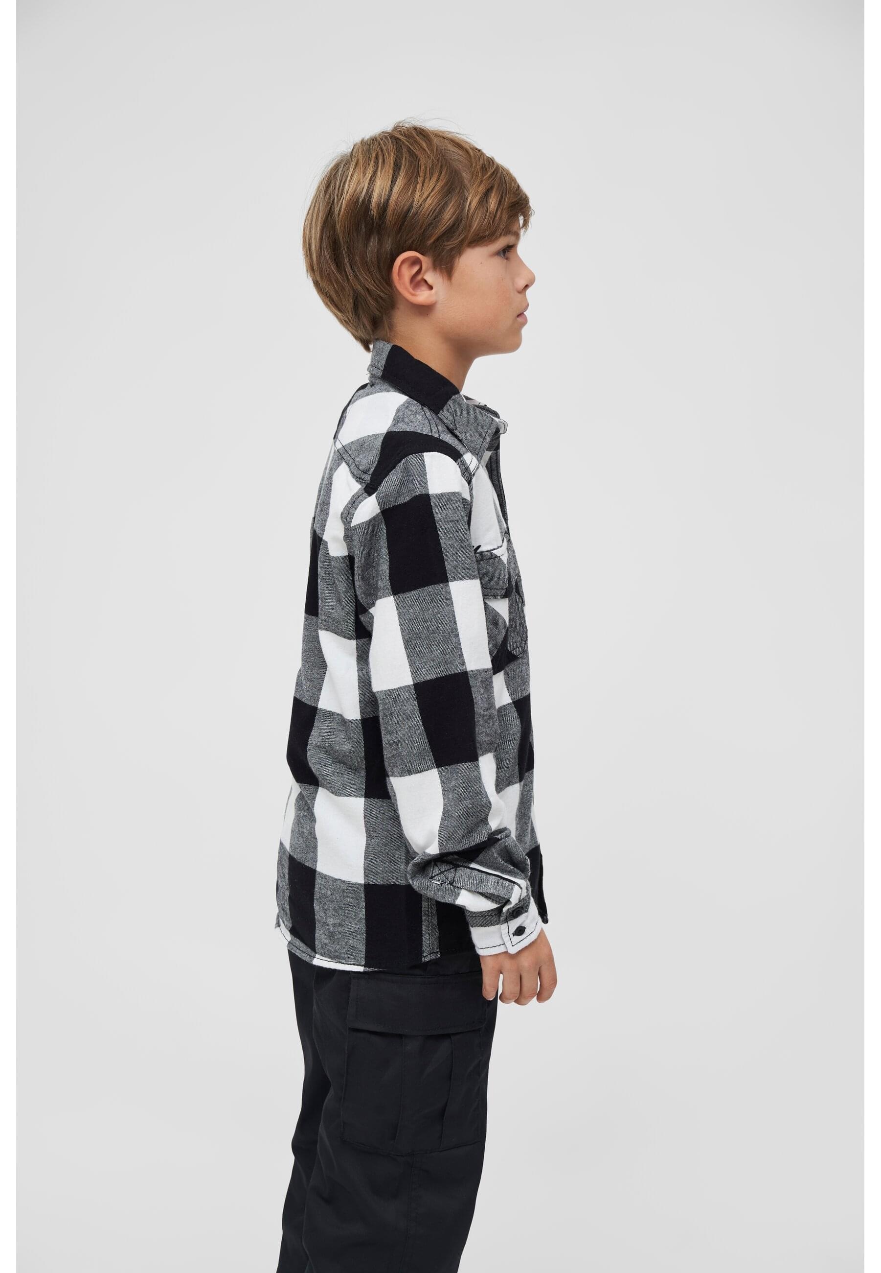 Brandit Langarmhemd »Brandit Unisex Checkshirt Kids«, (1 tlg.)