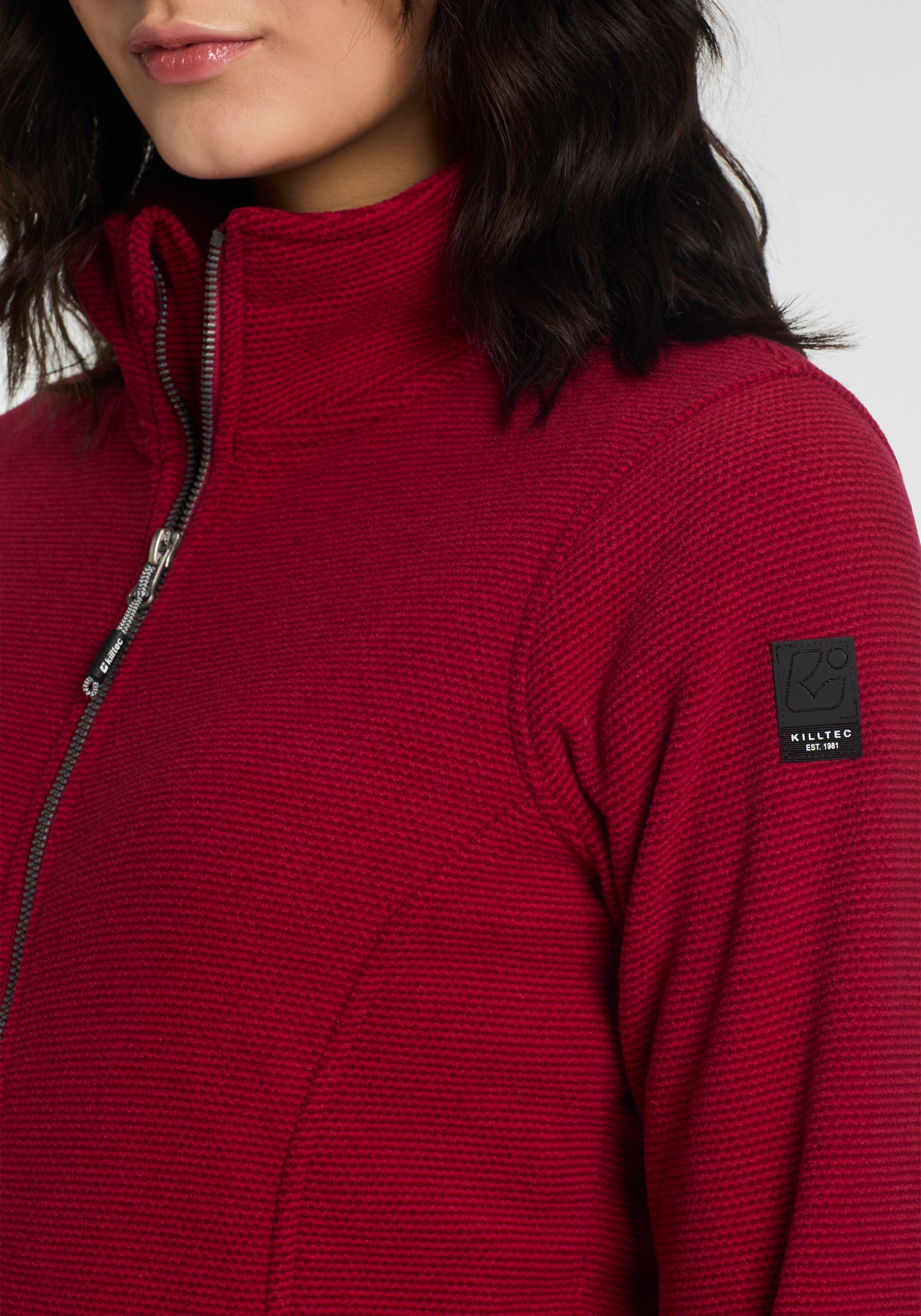 Killtec Fleecejacke, aus strukturiertem Material