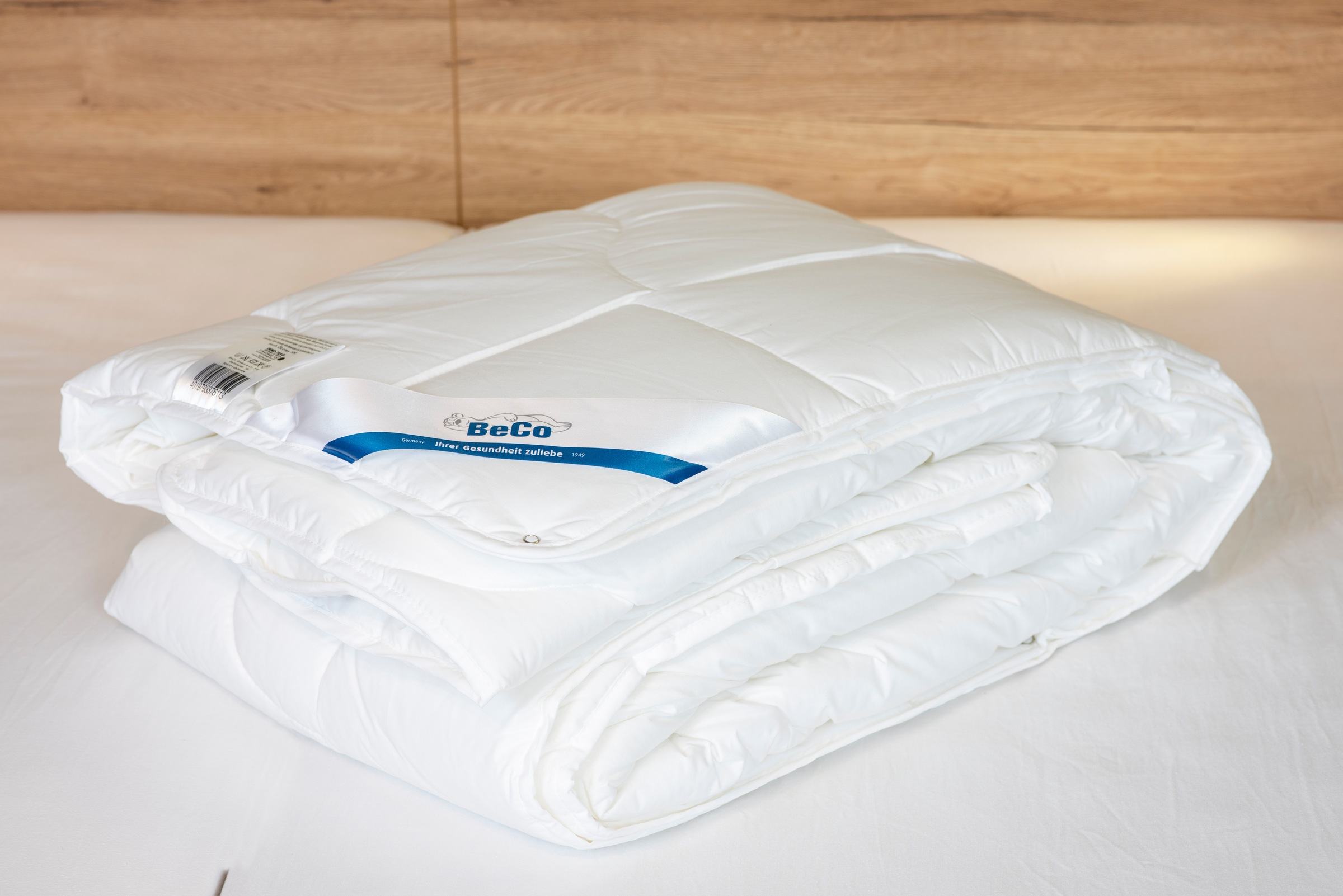 Beco Bettdecke + Kopfkissen »BeCo Medibett Made in Green«, (Spar-Set, 2 St., 1 Bettdecke und 1 Kopfkissen)