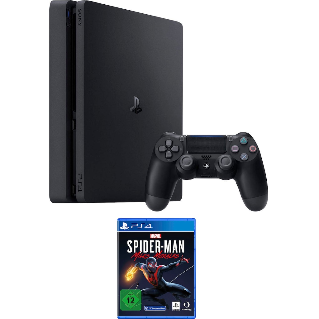 PlayStation 4 Konsolen-Set »Slim«, inkl. Spiderman Miles Morales