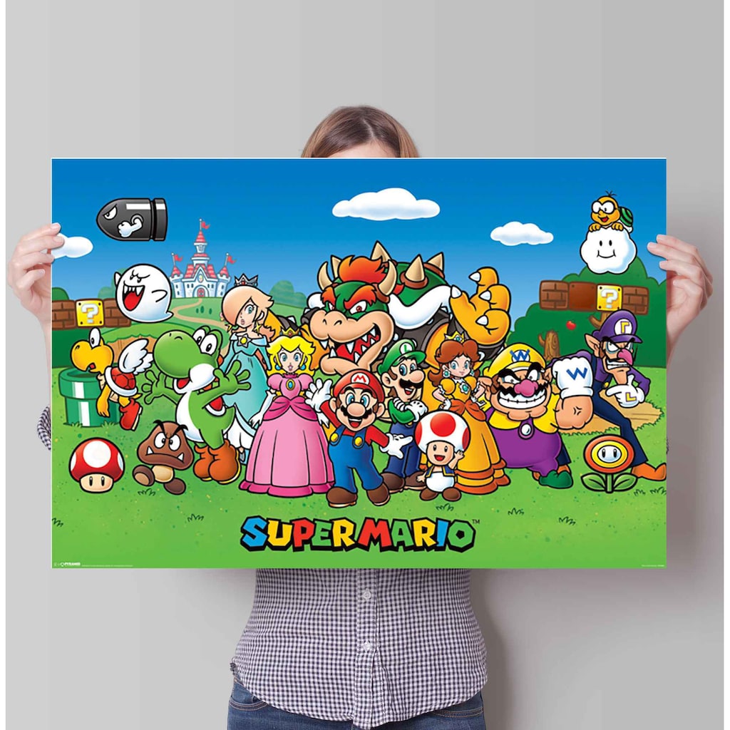 Reinders! Poster »Poster Super Mario«, Comic, (1 St.)