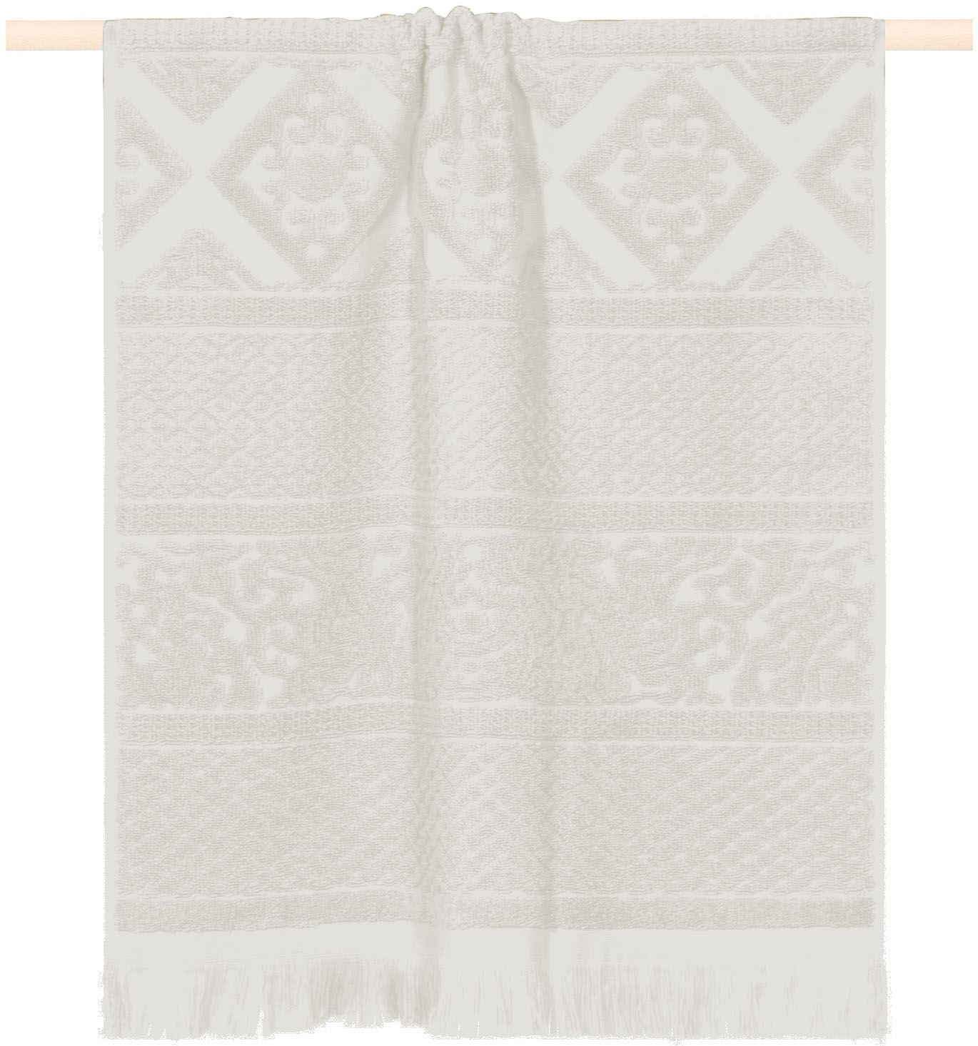 Strandtuch PAD, B:100cm L:180cm, weiß, Frottee, Frottee, Handtücher, "Harlem", Made in Europe