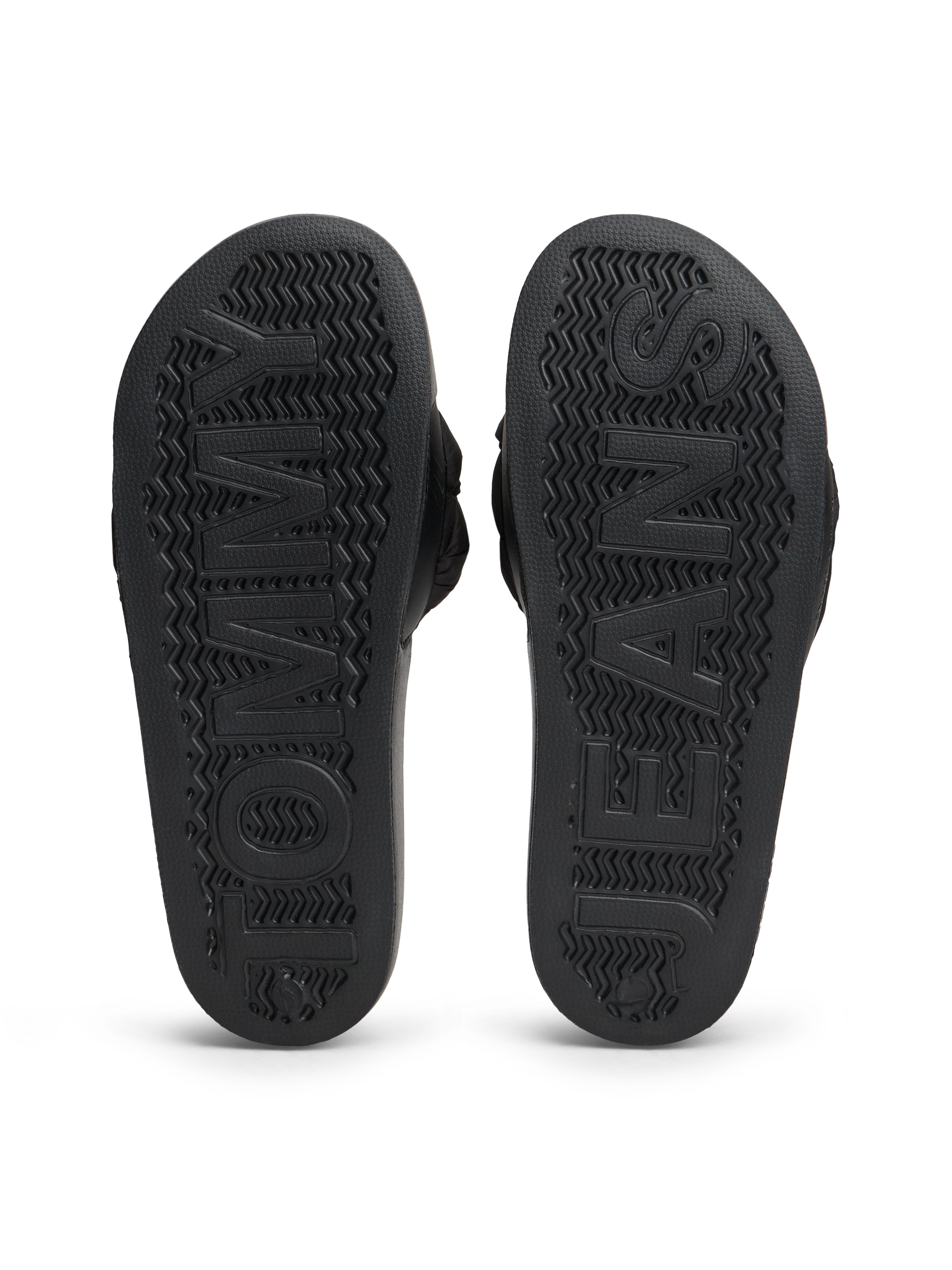 Tommy Jeans Pantolette »TJW BRAIDED SLIDES«  Sandale, Pantolette, Flat mit geflochtener Bandage