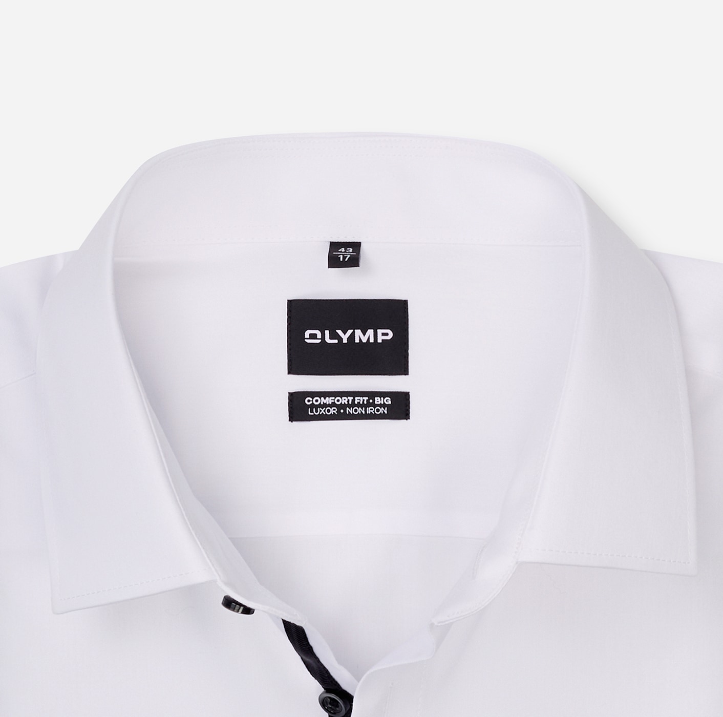 OLYMP Langarmhemd Businesshemd, Big & Tall, unifarben, New Kentkragen