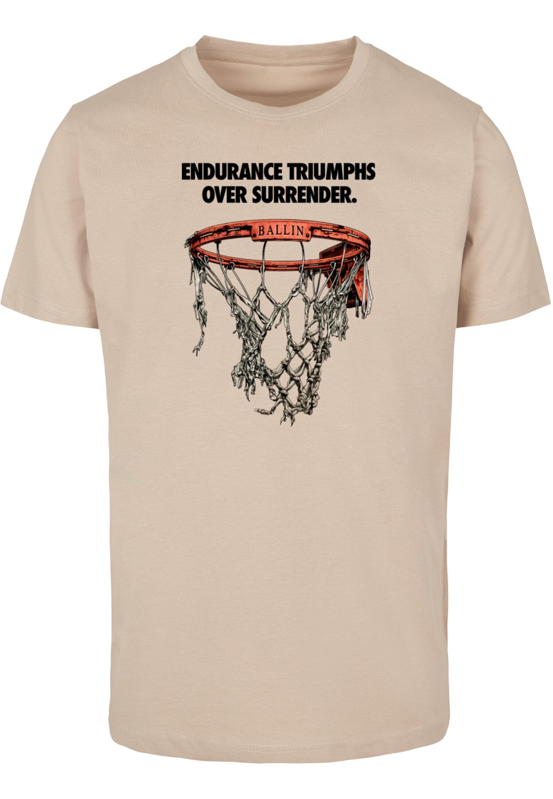 MisterTee T-Shirt "MisterTee Triumph Over Surrender Tee" 1 Stk. tlg. günstig online kaufen