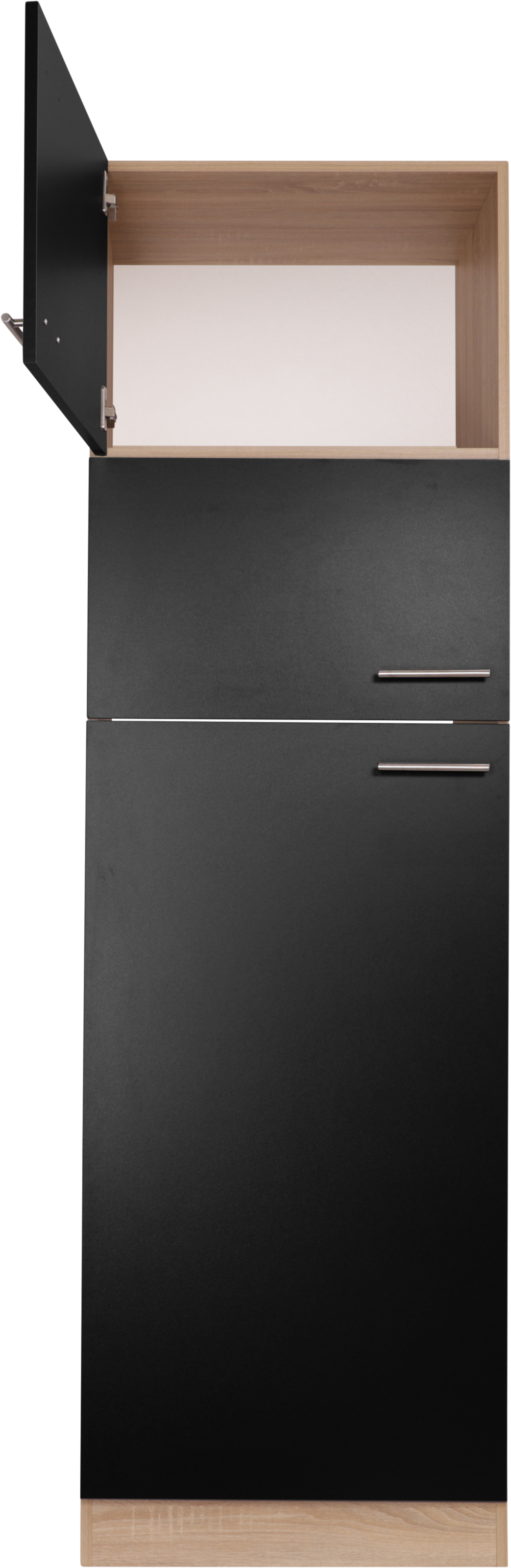 RESPEKTA Kühlumbauschrank »Merle« Breite 60 cm, Türen wechselseitig anschlagbar, Griffe aus Metall