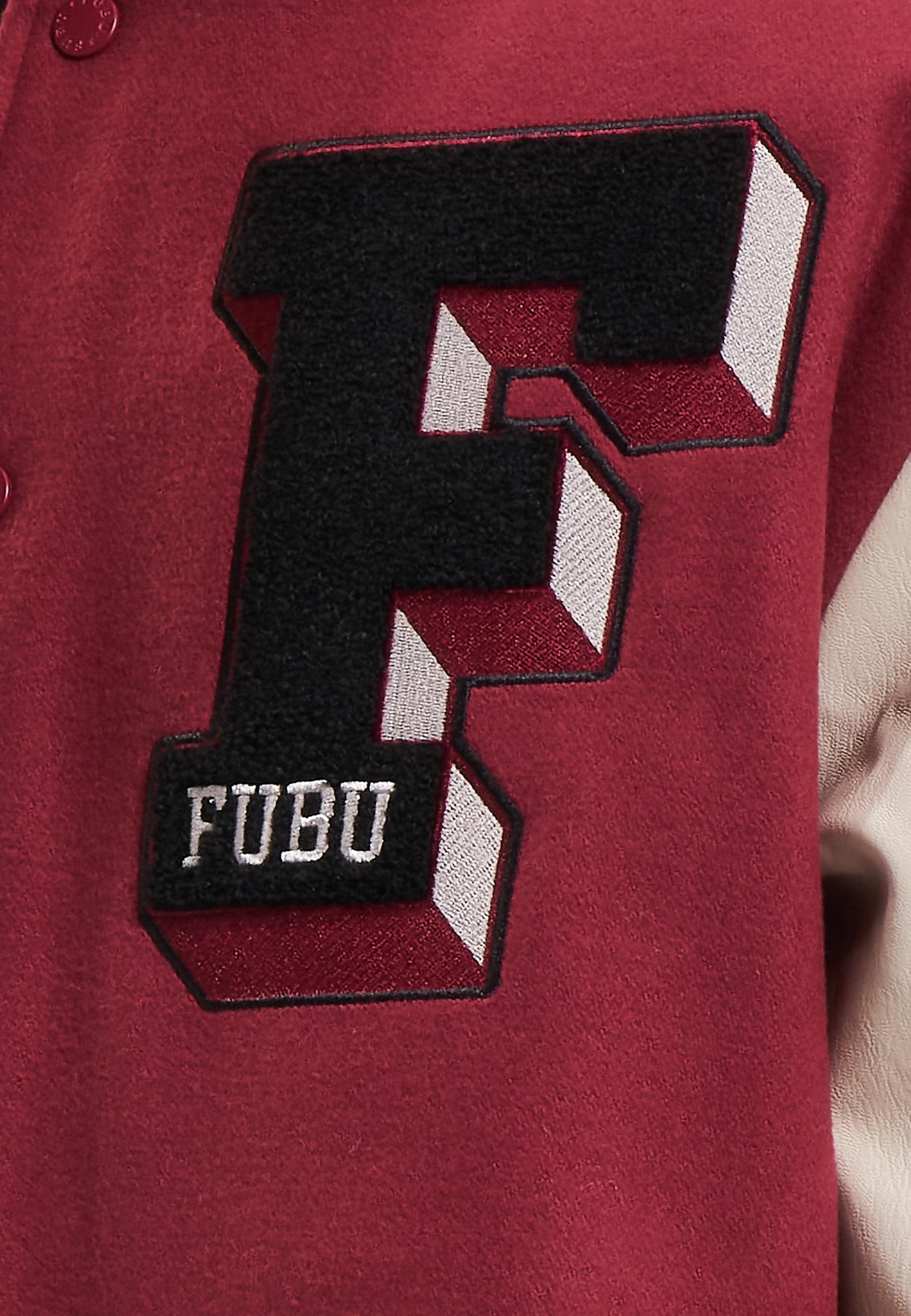 Fubu Bomberjacke »Fubu Herren FM233-009-1 FUBU College Varsity Jacket«, (1 St.), ohne Kapuze