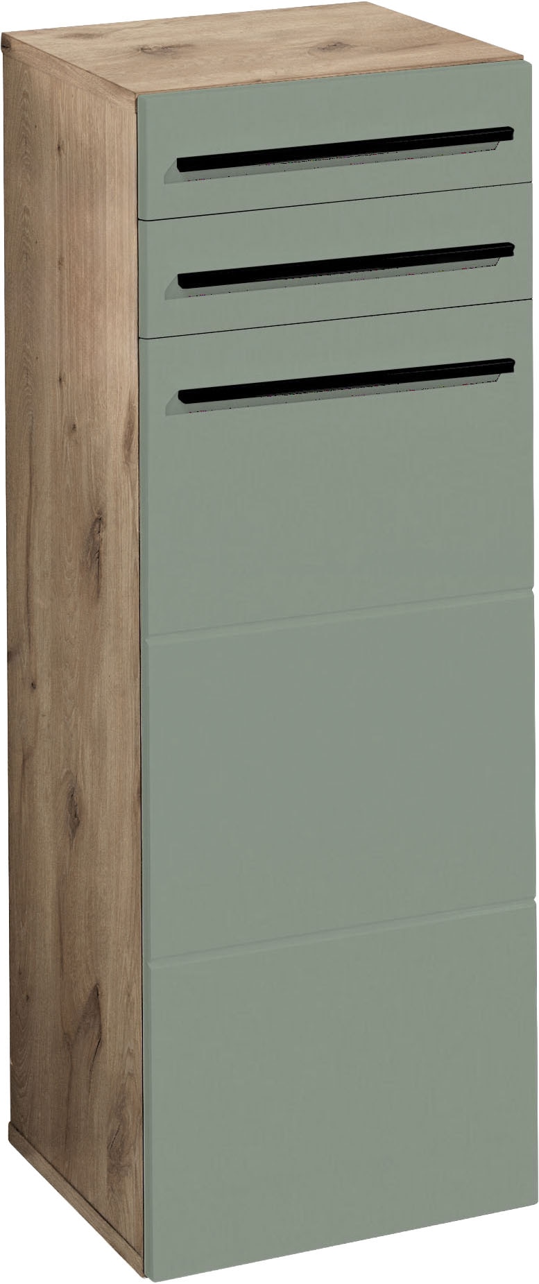 BASIC by Balculina Midischrank »Vista BxHxT 34x104x31 cm« 1 Stk. tlg. Breite 34cm, Kunststoffgriffe, Made in Europa