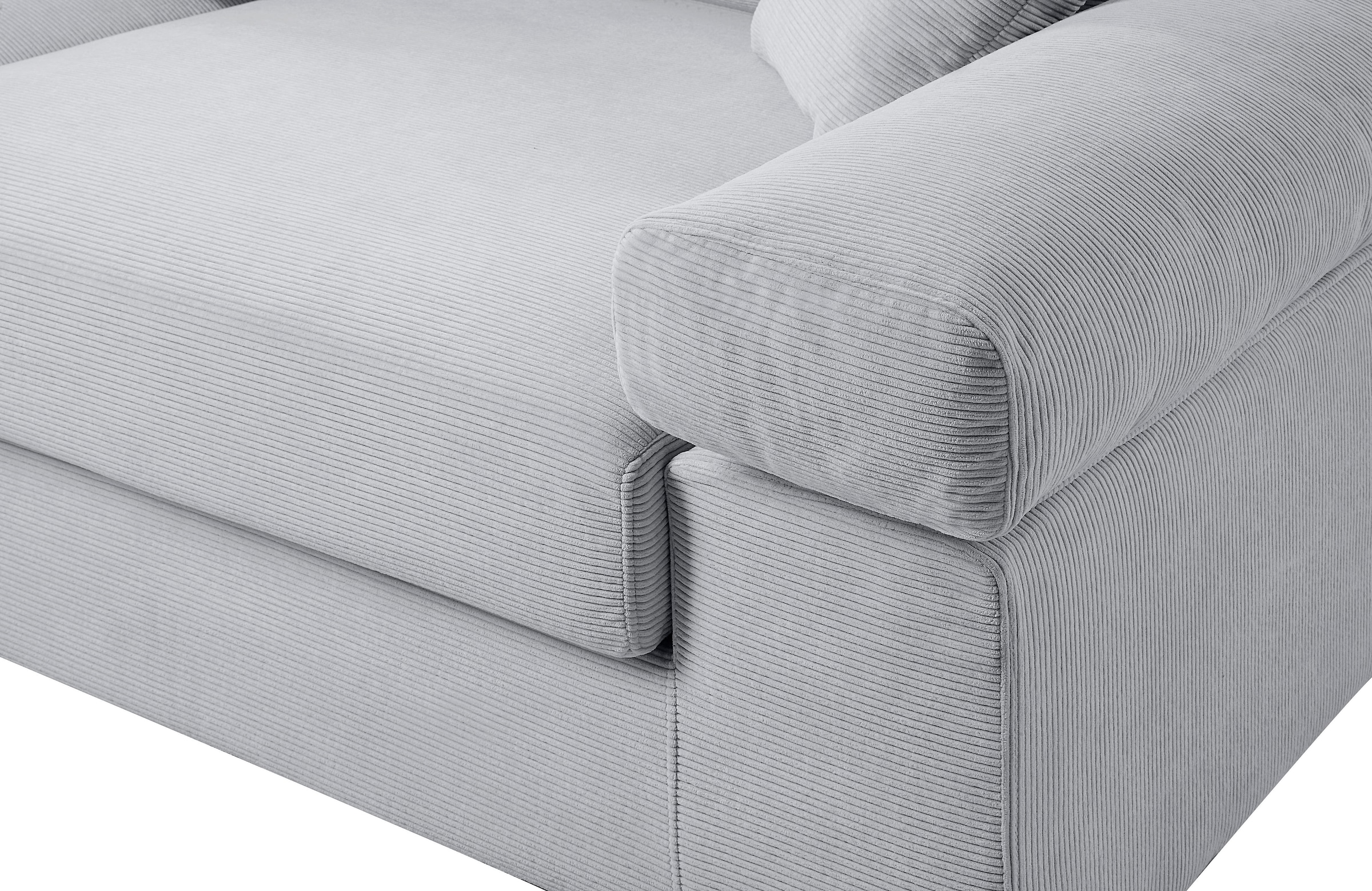 ATLANTIC home BAUR XXL-Sitzfläche, stellbar Cord-Bezug, collection bestellen Raum frei Big-Sofa, mit mit | Federkern, im