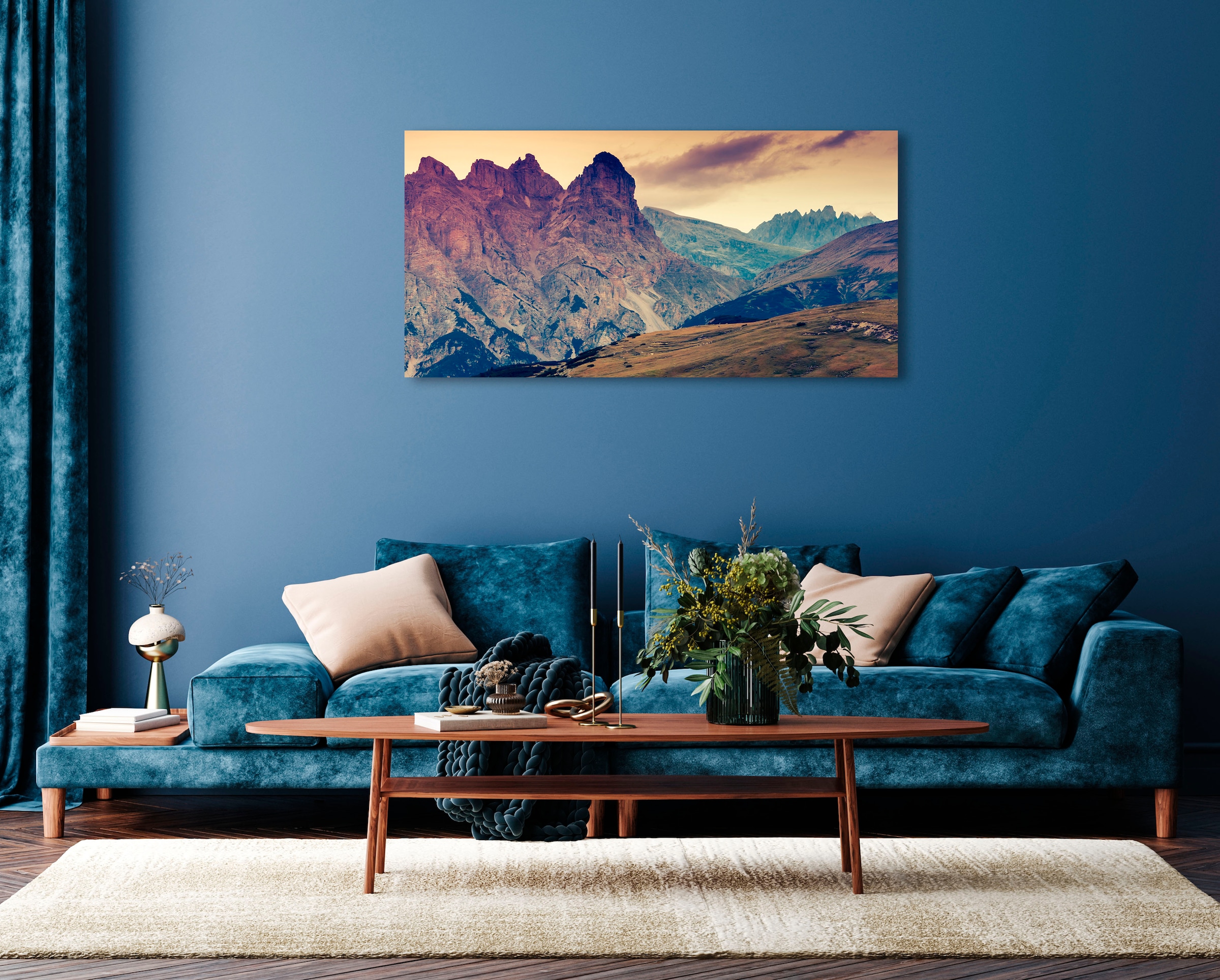 queence Acrylglasbild "Eiron" Berge  Berge & Alpenbilder  Foto  Himmel  Lan günstig online kaufen