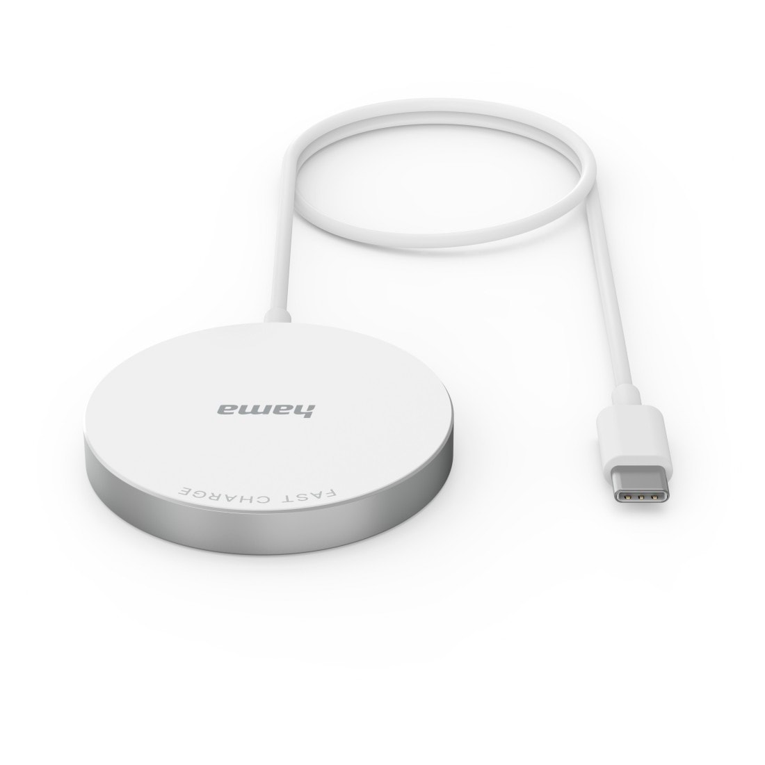 Hama Schnelllade-Gerät »Wireless Charger "MagCharge", 15 W, kabellos«, Schnellladegerät, magnetischer Induktionslader, ab Apple iPhone 12