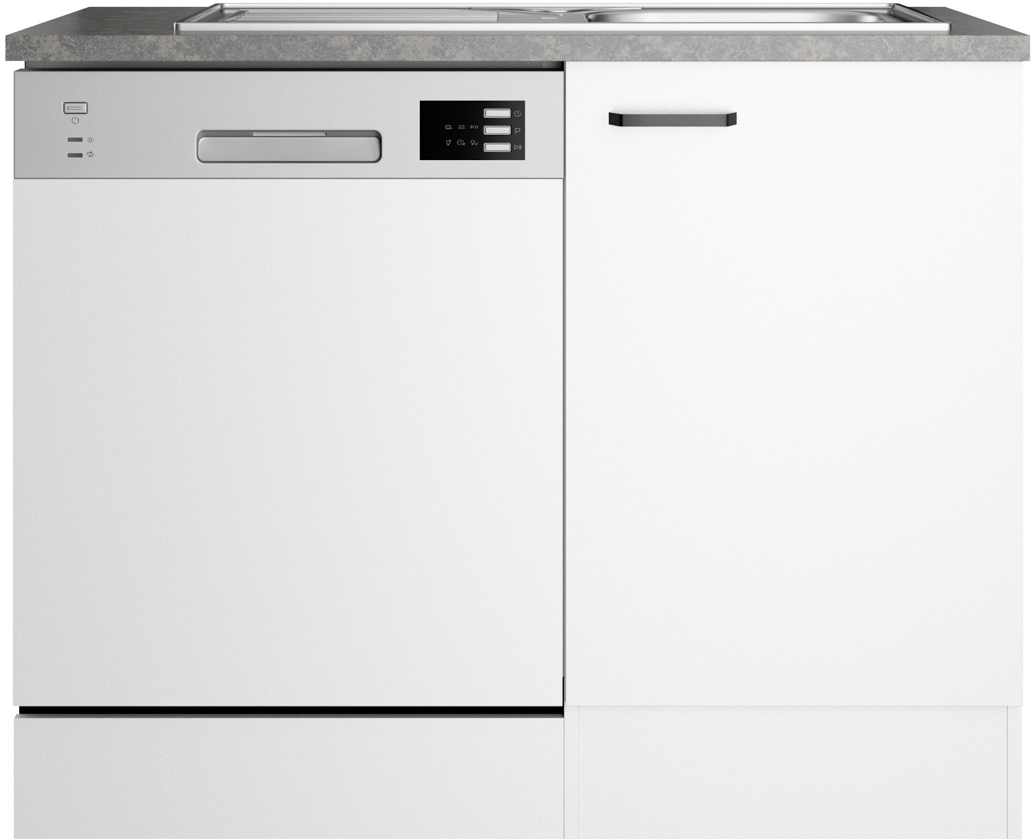 OPTIFIT Spülenschrank »OPTImulti« Breite 110 cm, mit 1 Tür u. Blende f. Geschirrspüler, Einbauspüle