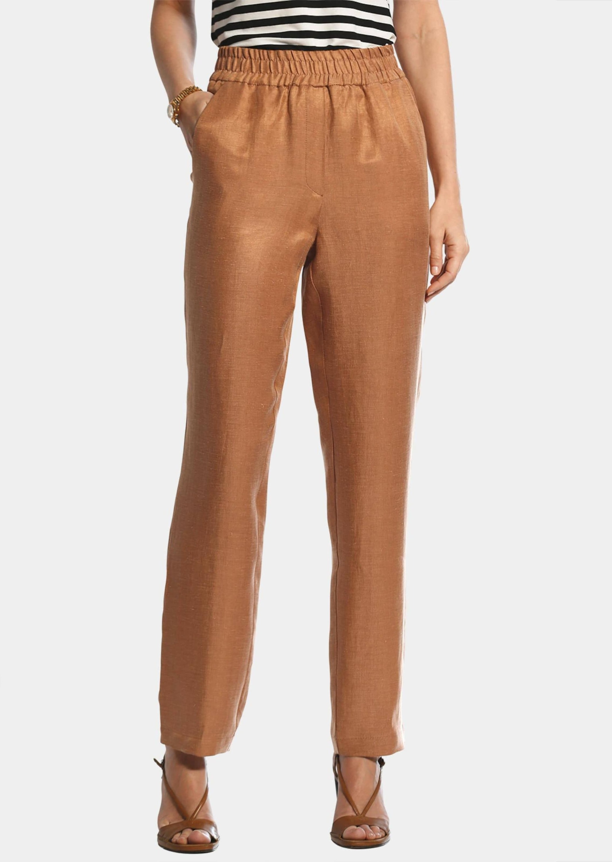 GOLDNER Stoffhose »Leinenhose Louisa Luftige Leinenhose Louisa«
