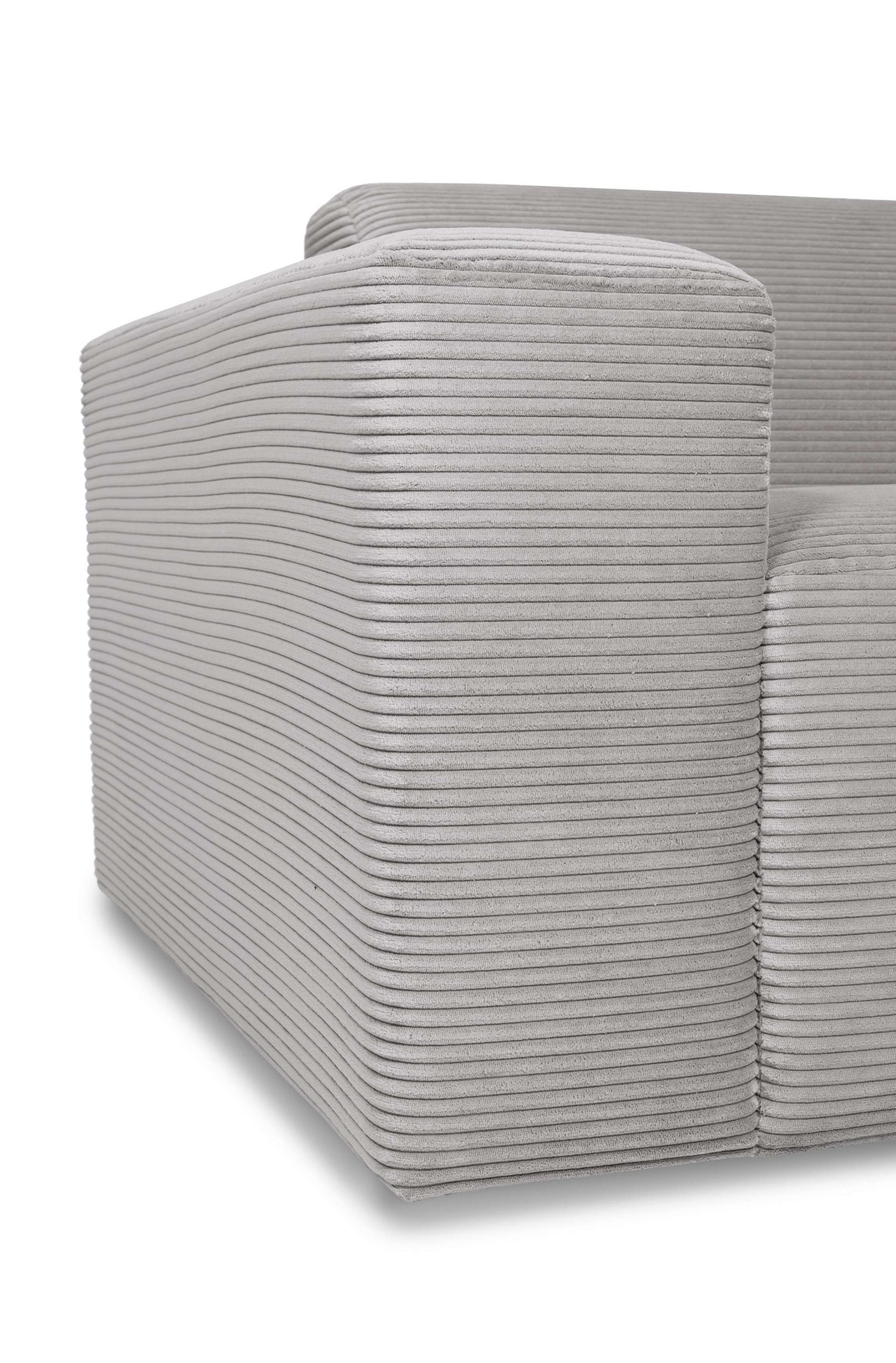 INOSIGN Ecksofa »Koa,228cm, L-Form, Modulsofa, Webstoff, Cord«, Designsofa, Set, Hocker inklusive, weicher Lounge-Sitzkomfort