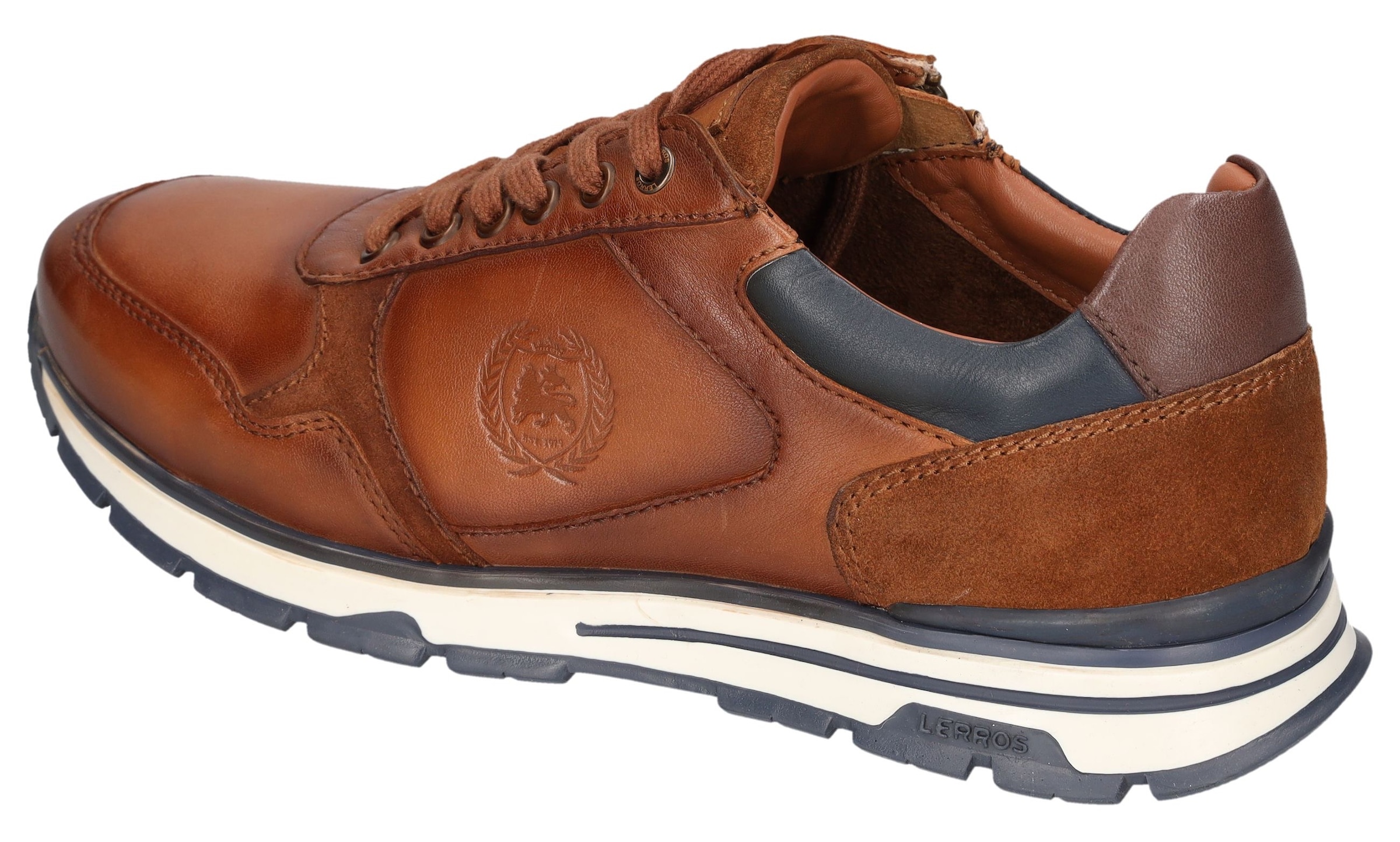 LERROS Sneaker, mit Reißverschluss, Schnürschuh, Freizeitschuh, Halbschuh