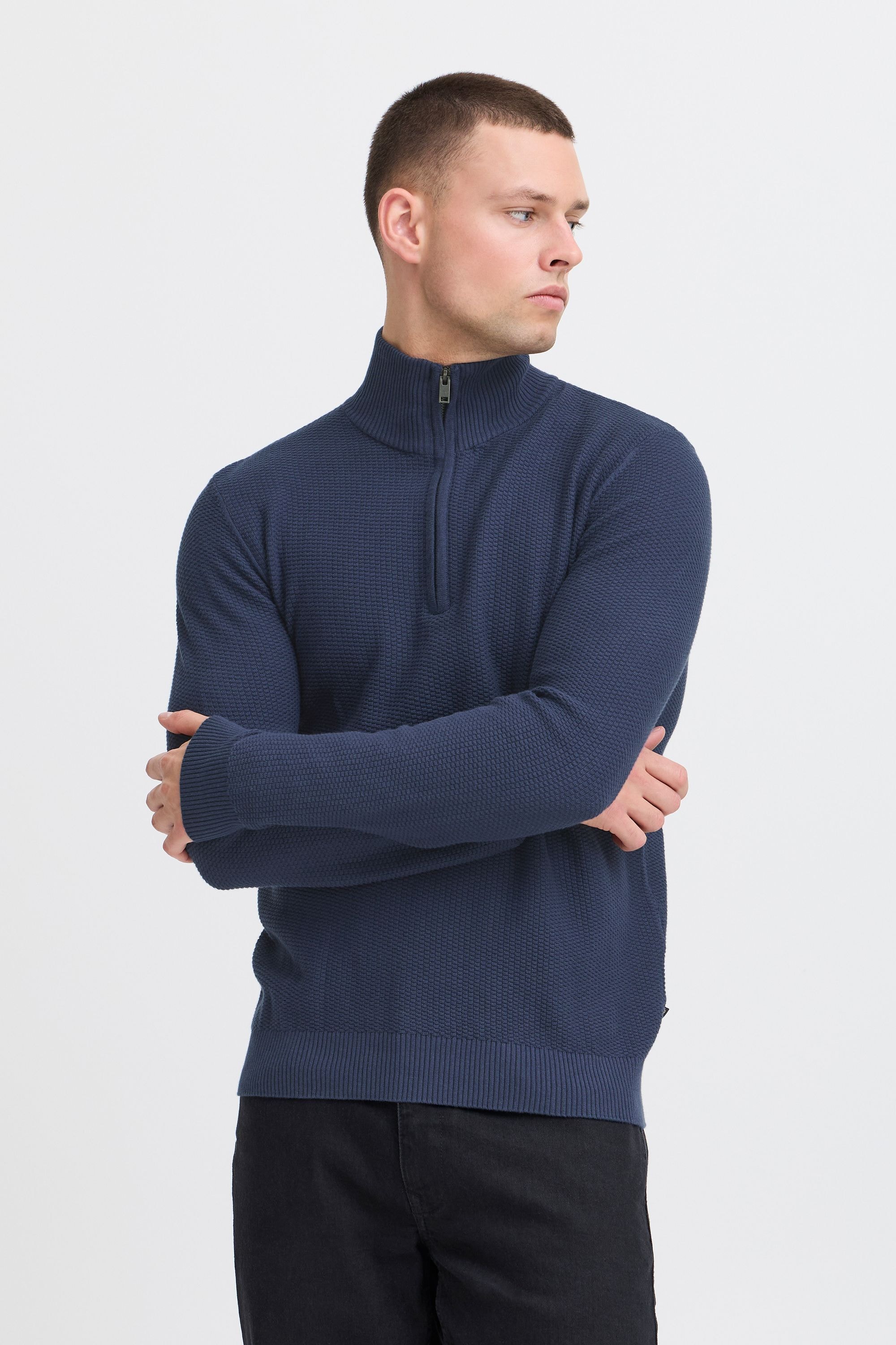 Blend Troyer "BHPullover" Stilvoller Troyer mit Reißverschluss günstig online kaufen