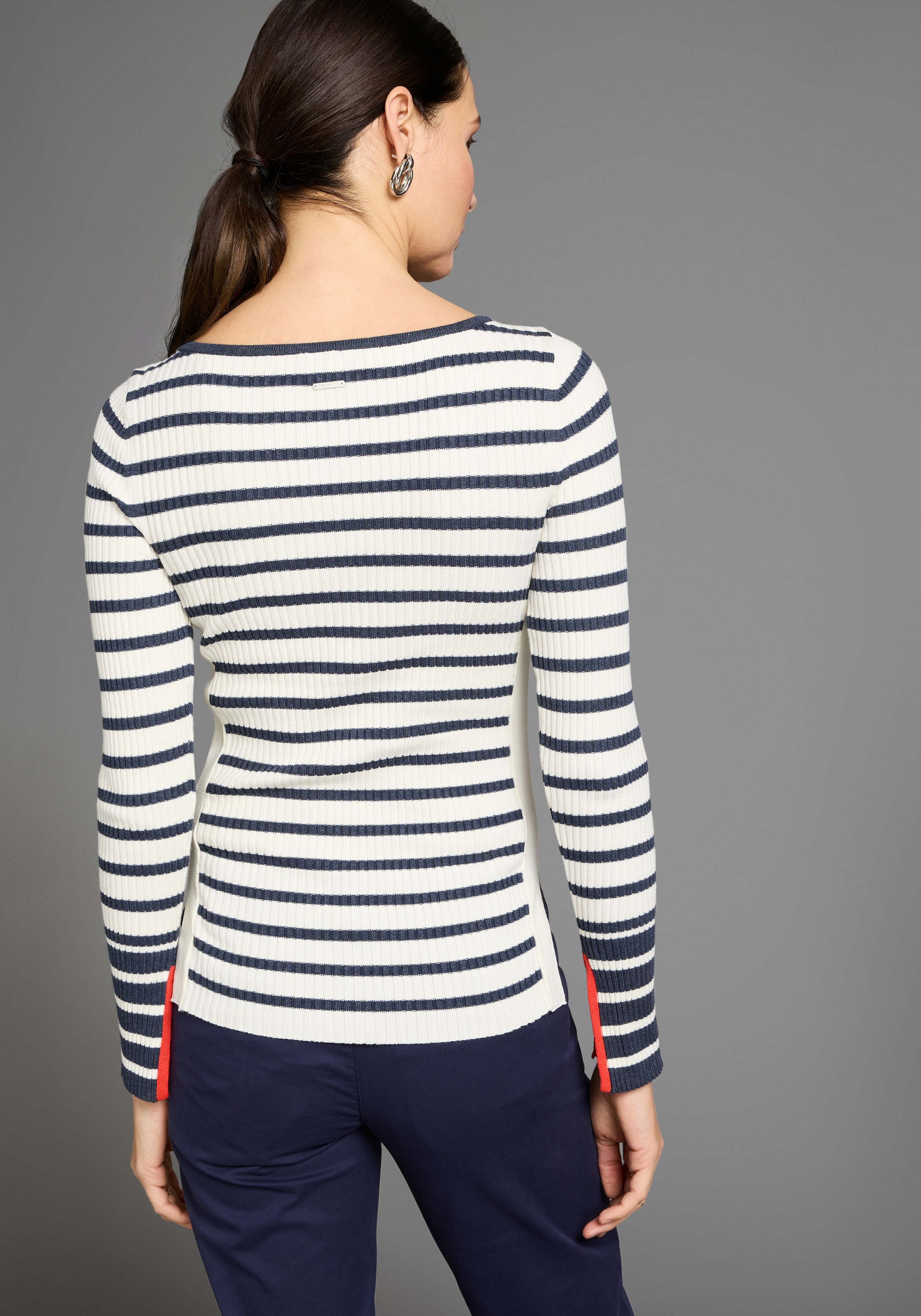 HECHTER PARIS Strickpullover, mit stilvollem Seitenschlitz