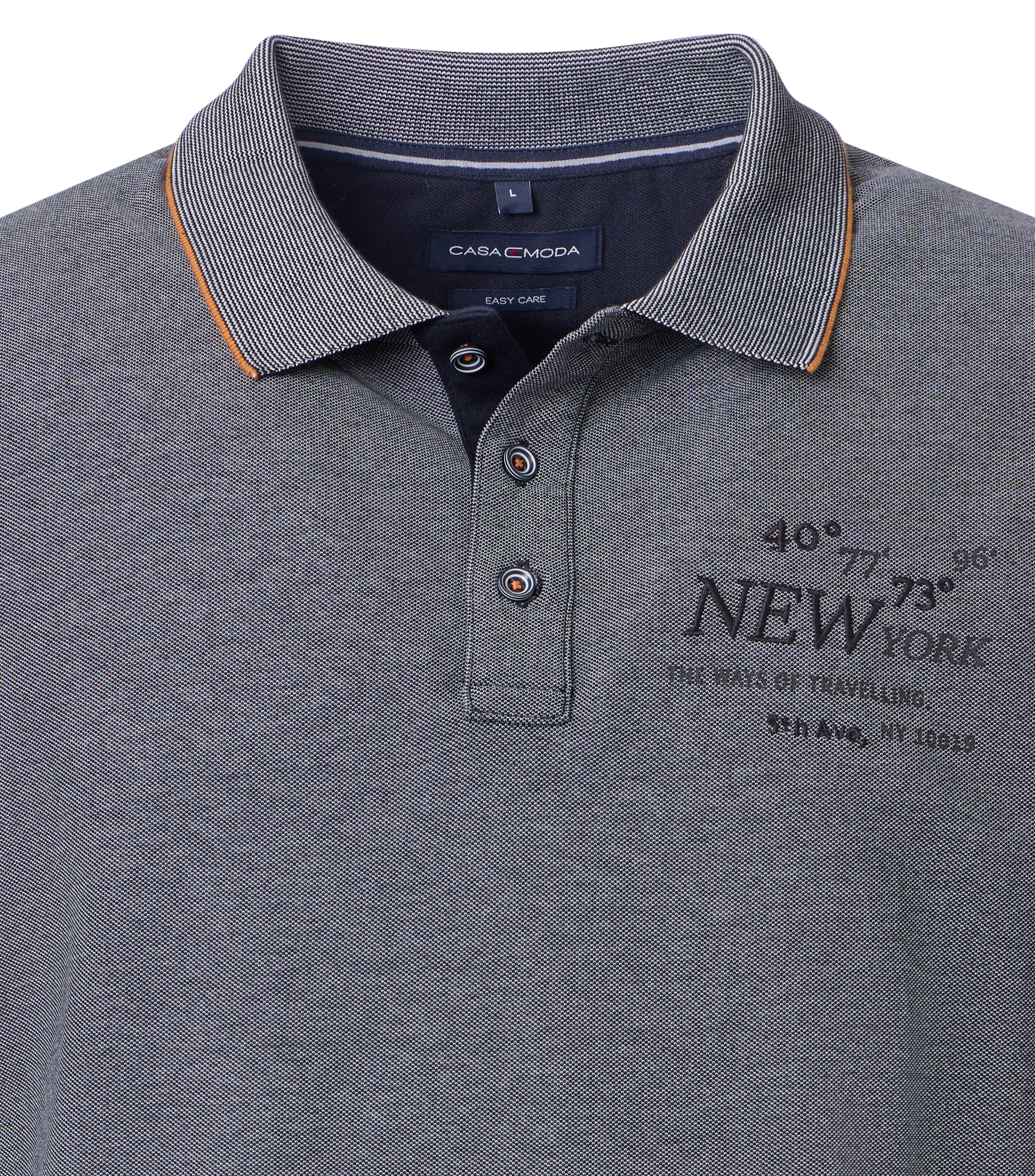 CASAMODA Poloshirt »CASAMODA Polo-Shirt uni«