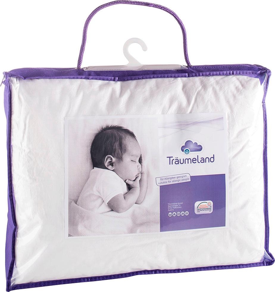 Träumeland Kindersteppbett + Kopfkissen »Märchenweich«, (Spar-Set), für Babys