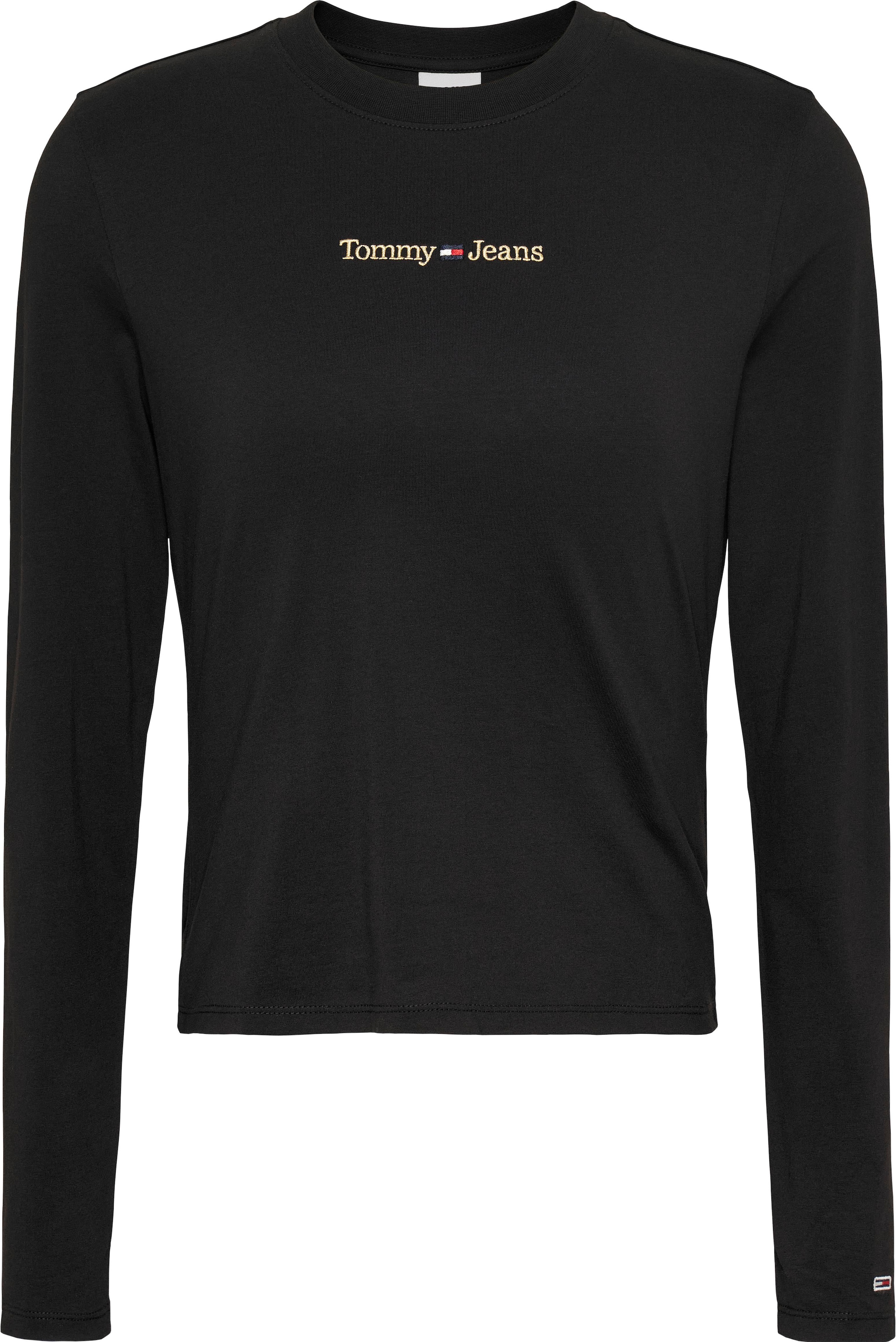 »TJW Tommy Linear Logo-Schriftzug BBY Tommy | SERIF LS«, Jeans LINEAR Jeans Friday Langarmshirt mit BAUR Black GOLD