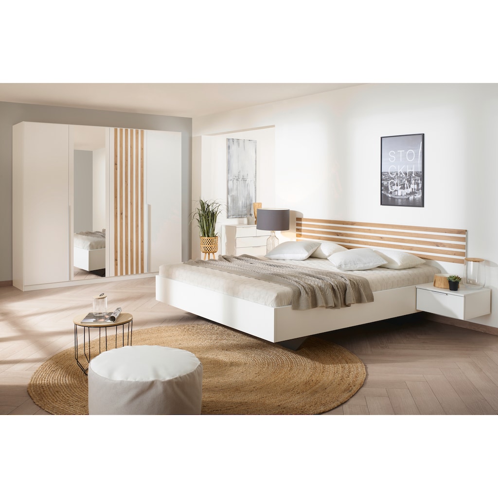 rauch Schlafzimmer-Set »Lamella«, (Set), mit eleganter Lamellenabsetzung