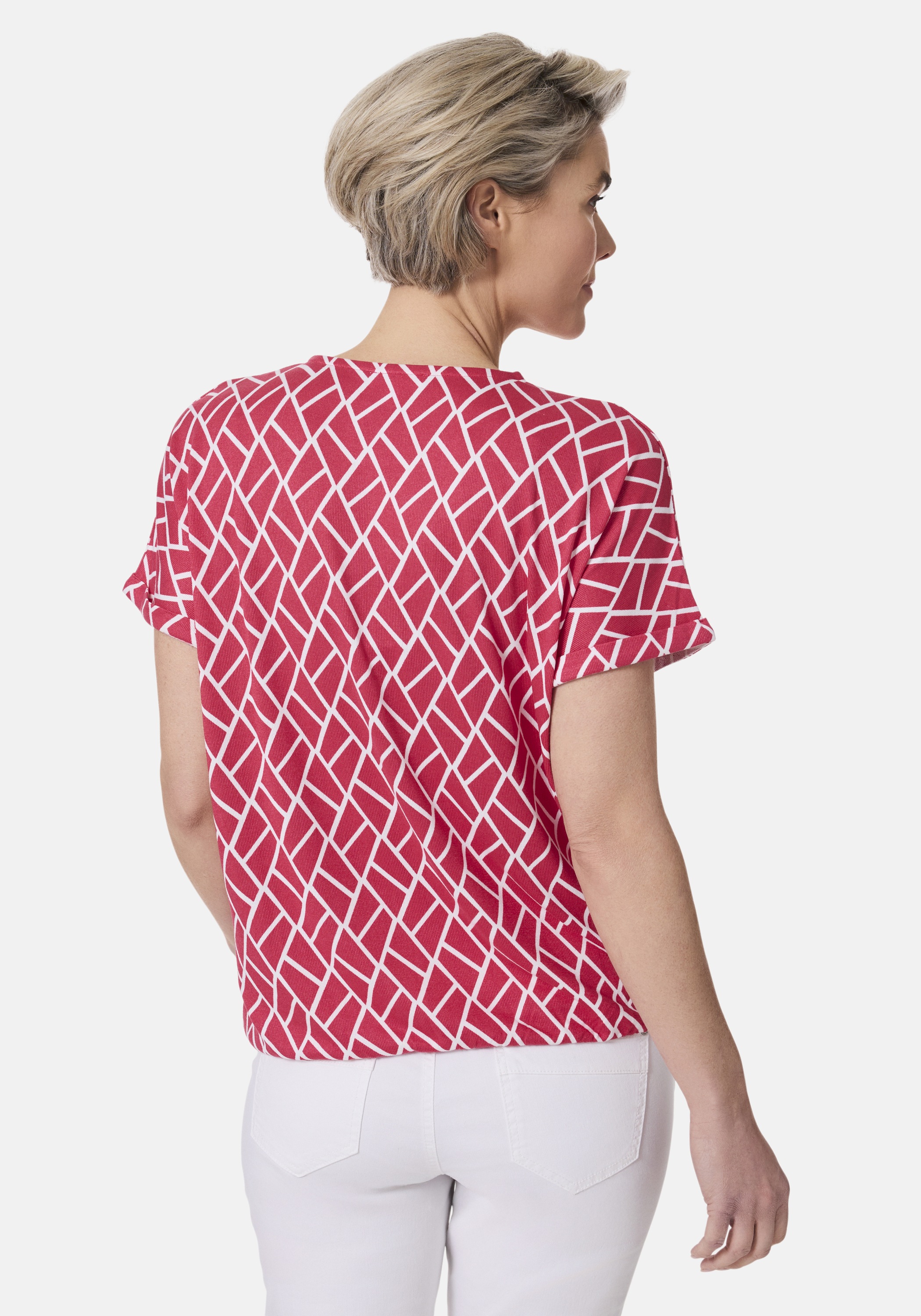 STOOKER WOMEN Kurzarmshirt "CLEA Print T-Shirt", Regular Fit T-Shirt Spitze günstig online kaufen