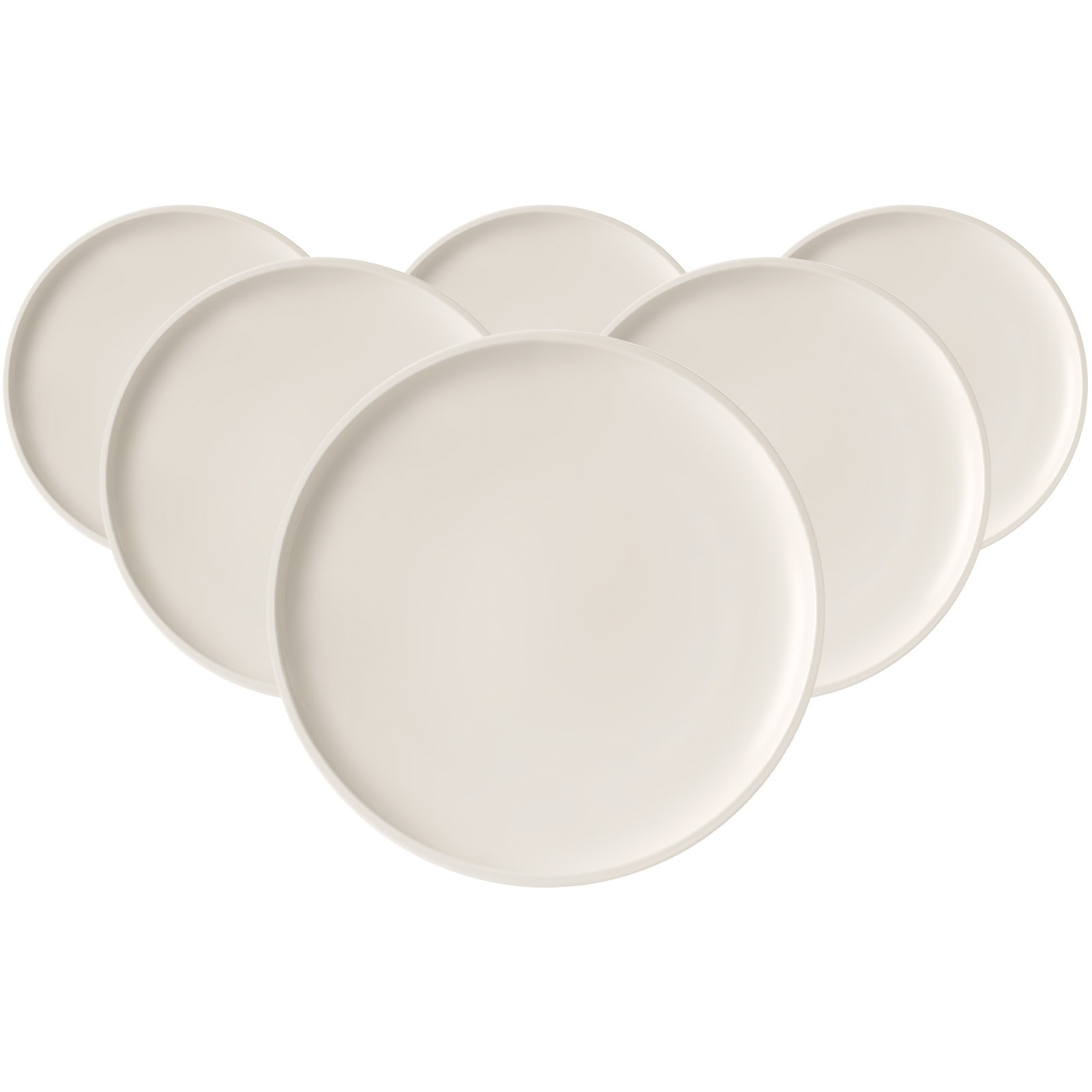 Villeroy & Boch Speiseteller "Teller Artesano Original ø 29,2 cm 6er Set weiß" Spülmaschinengeeignet, Mikrowellengeeignet