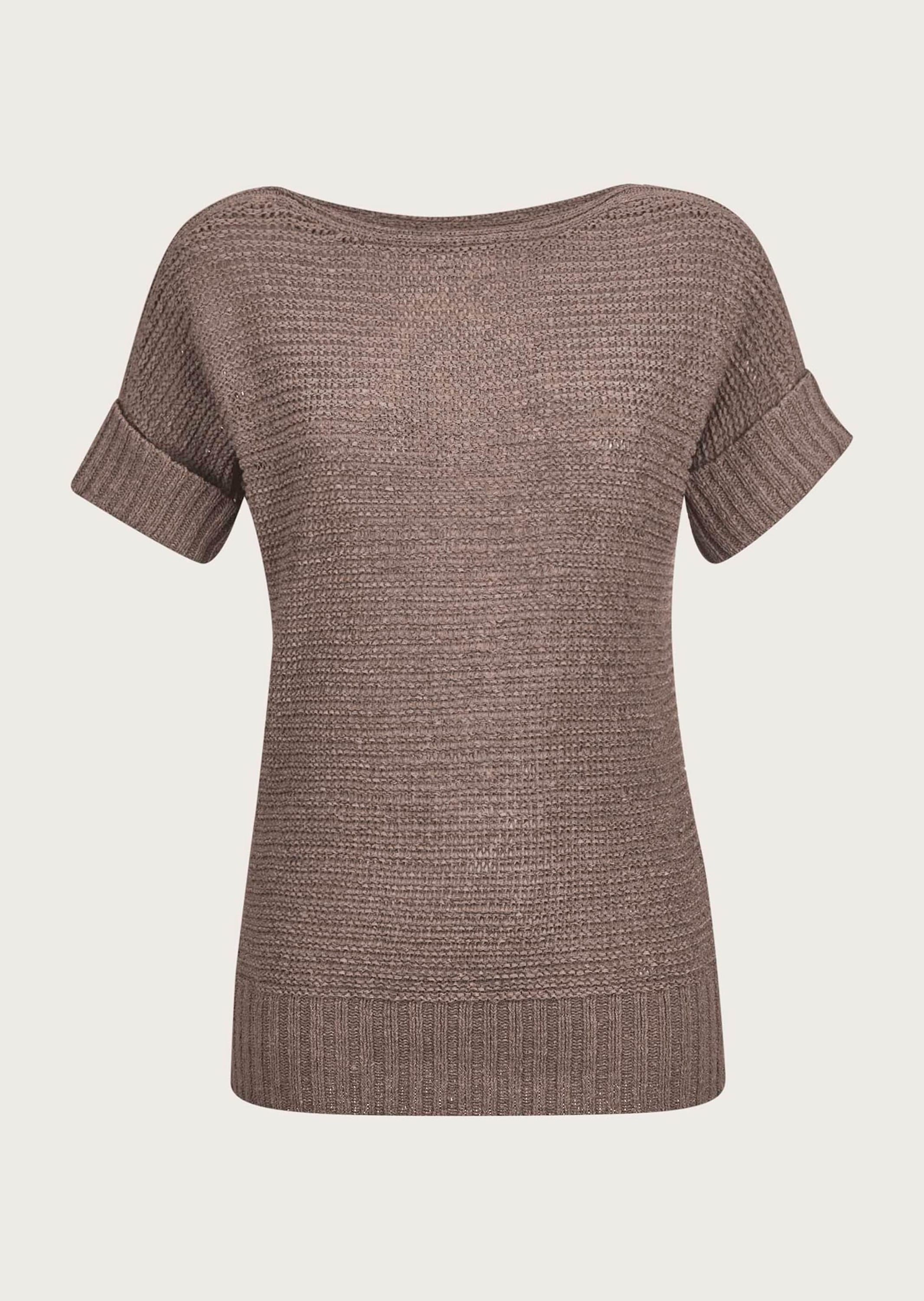 MADELEINE Longpullover "Pullover Kurzarm-Pullover mit Struktur" günstig online kaufen