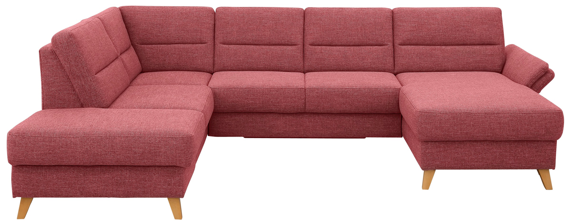 Home affaire Wohnlandschaft "Westerland U-Form" Federkern, wahlweise Bettfu günstig online kaufen