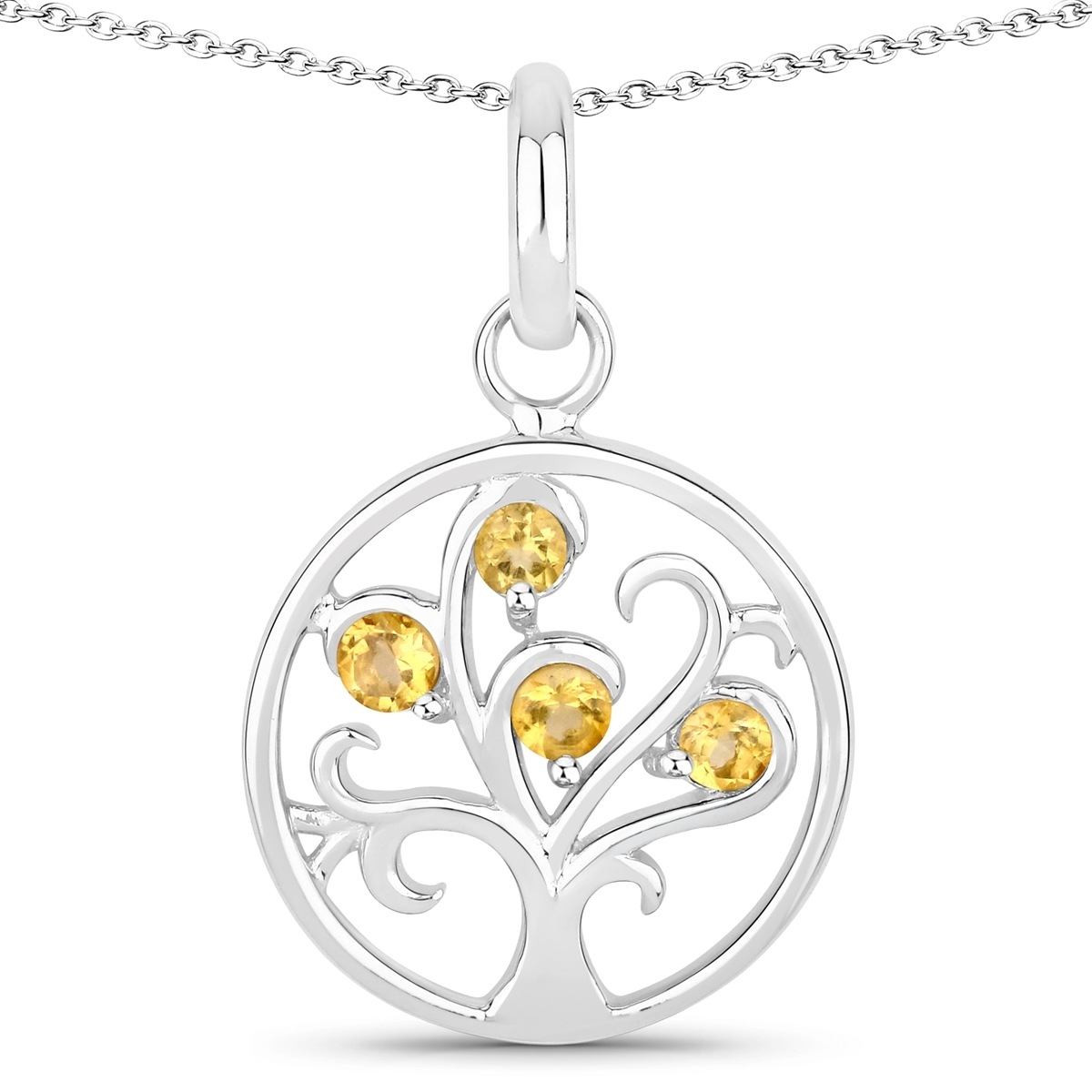 RAFAELA DONATA Damen Kette mit Anhänger "K147", 45cm,mit Steinsilber, Halsketten, aus Sterling Silber