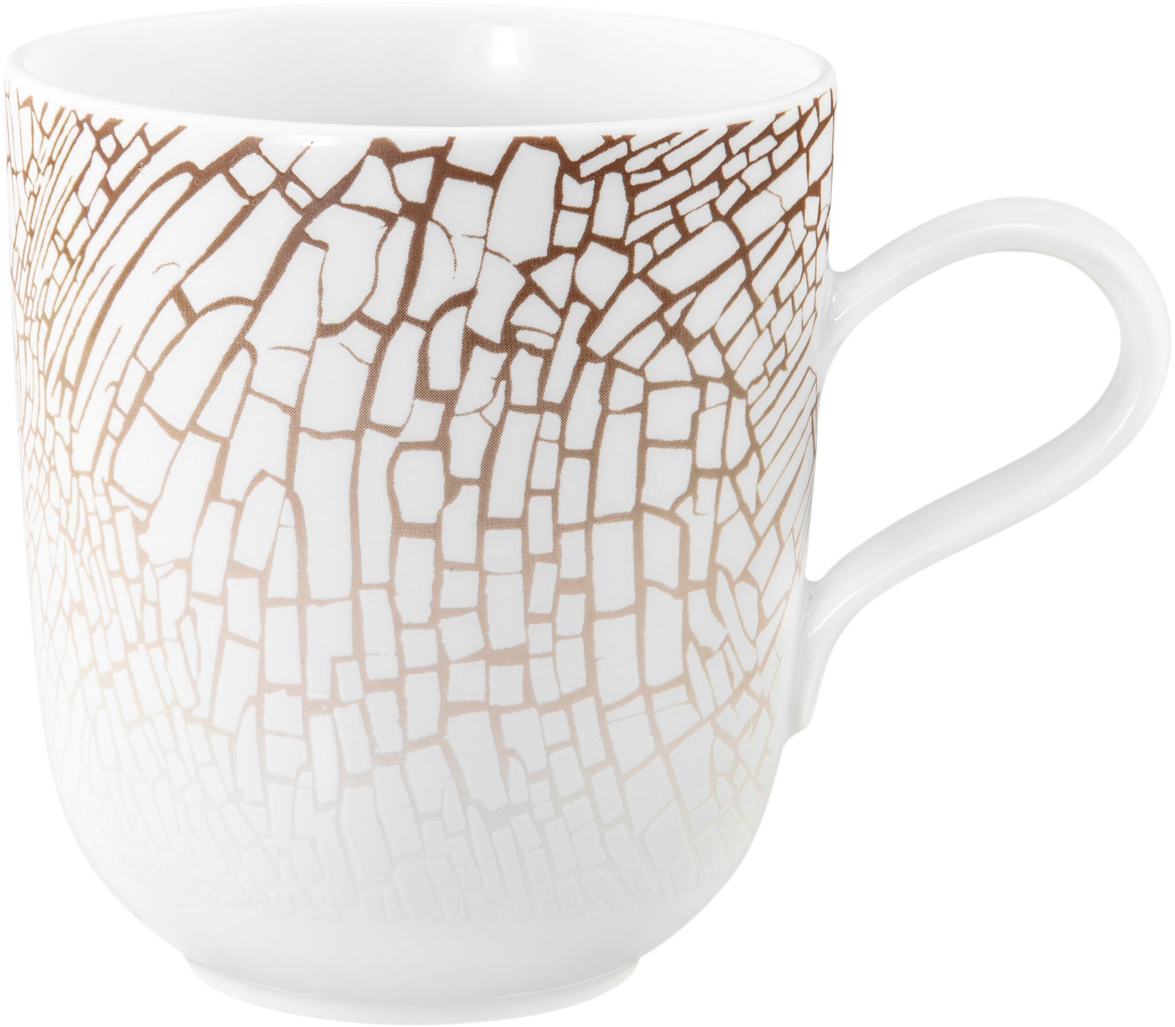 Seltmann Weiden Becher "Liberty Krakelee" Kaffeebecher, Tasse