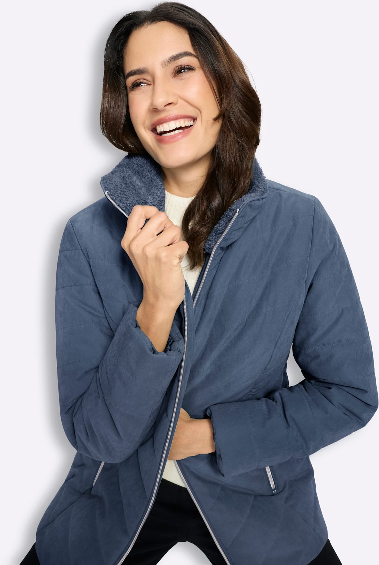 Inspirationen Steppjacke mit Kapuze