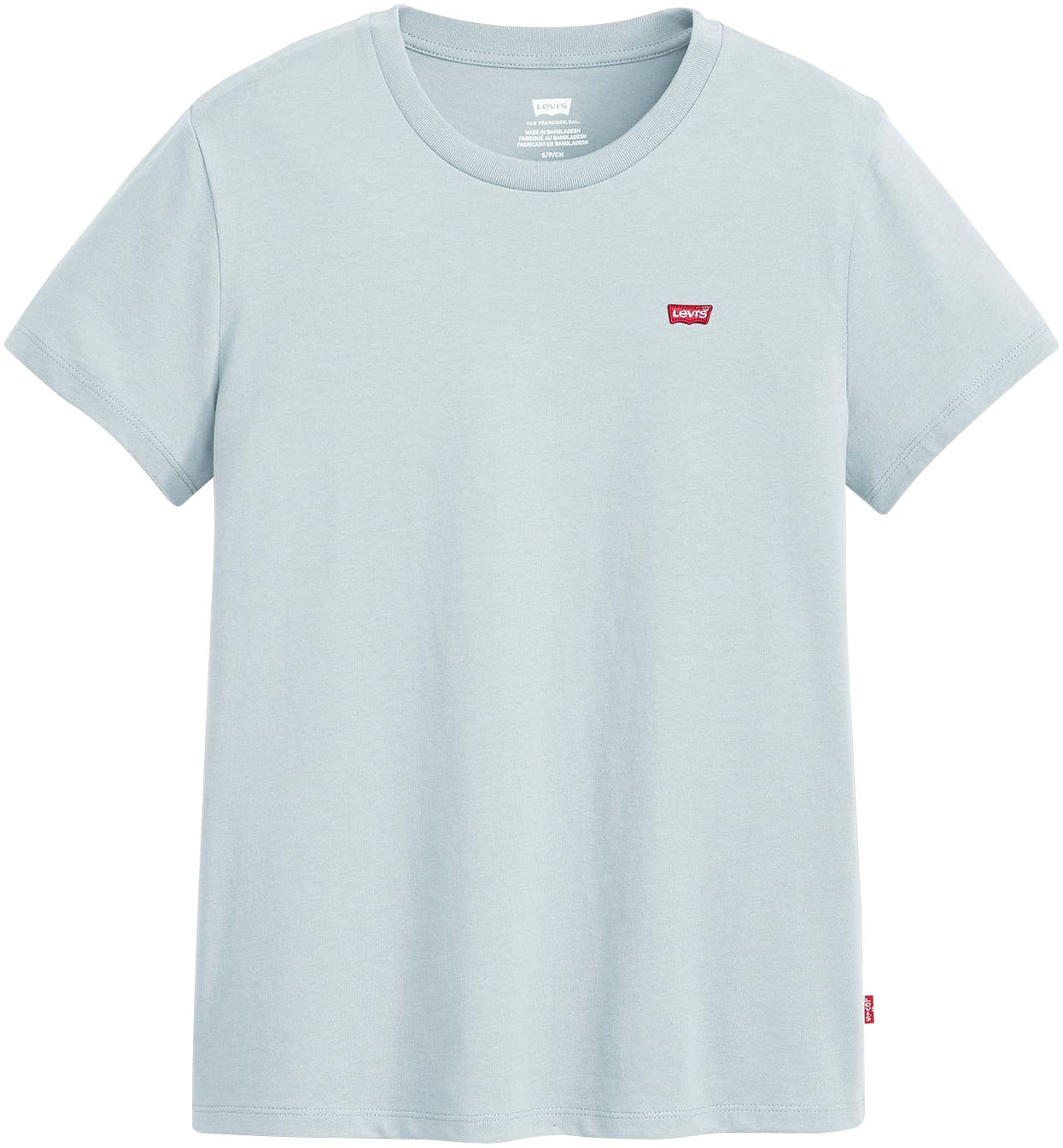 Levi's® T-Shirt »Mini-Logo«, (2 tlg., 2er-Pack), mit kleiner Markenlogo-Stickerei auf der Brust
