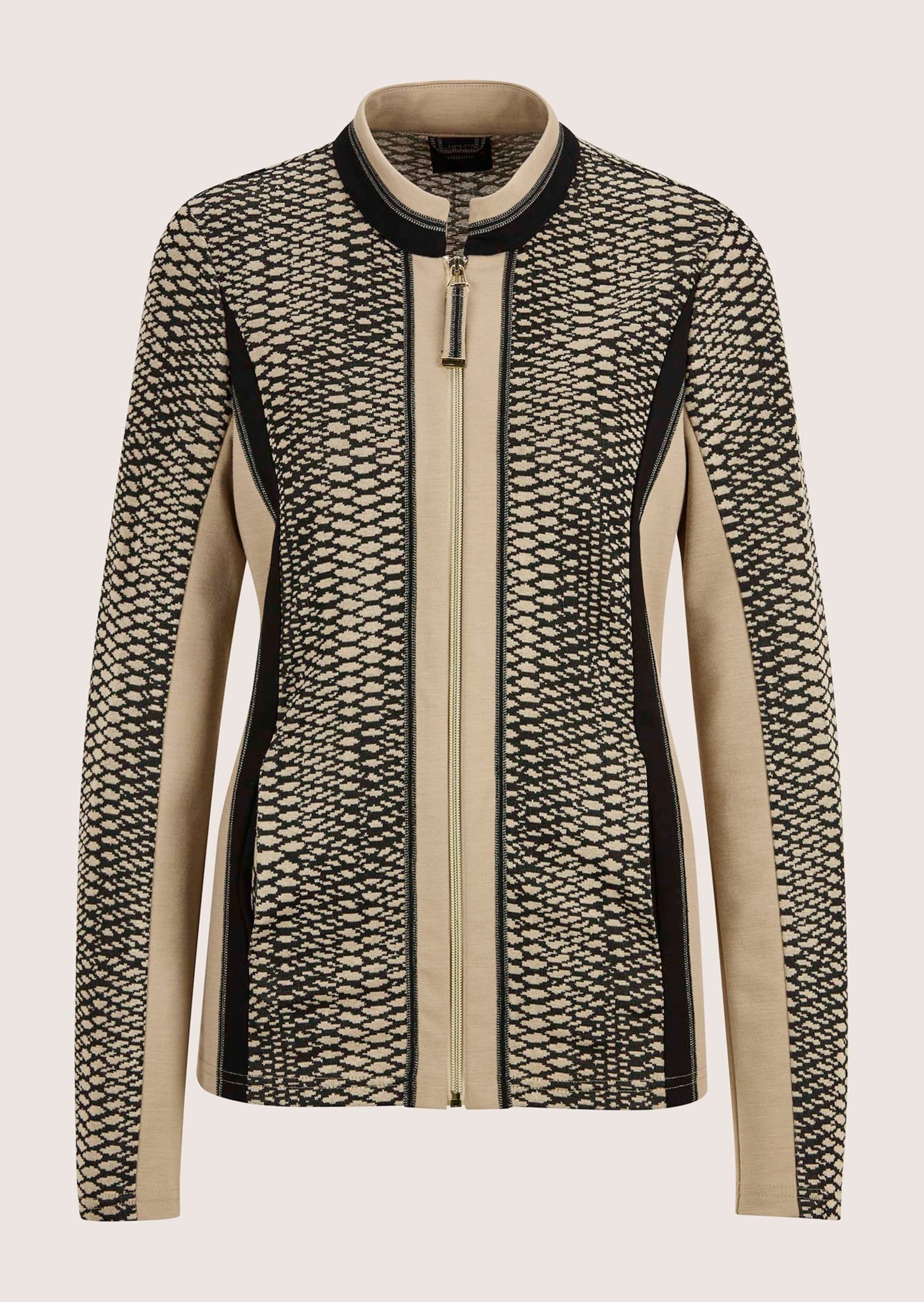 MADELEINE Jackenblazer "Jerseyblazer Moderner Businessblazer mit All-Over-P günstig online kaufen