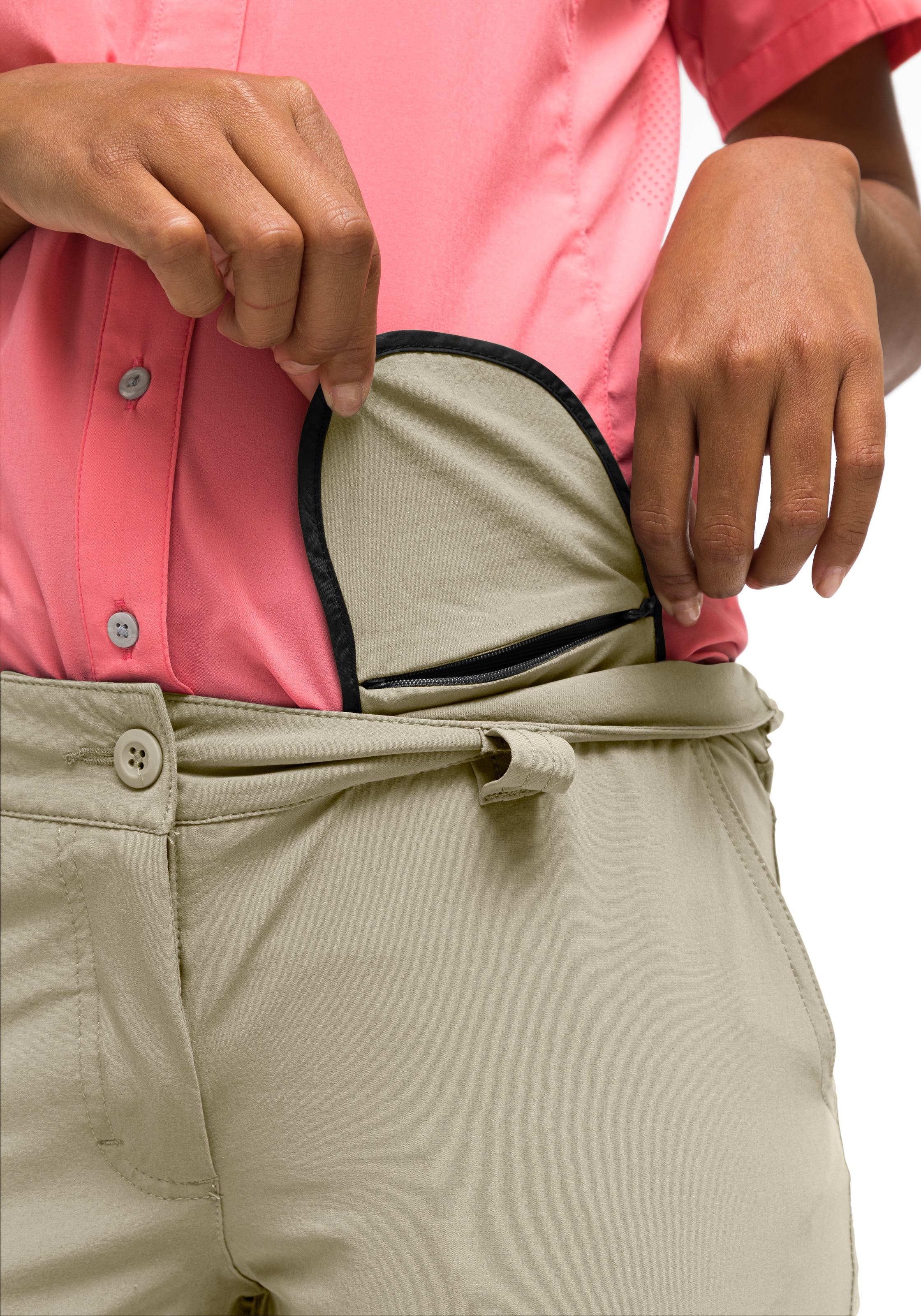 Maier Sports "Inara slim zip" Damen Wanderhose, zipp-off Outdoor-Hose, 4 Ta günstig online kaufen