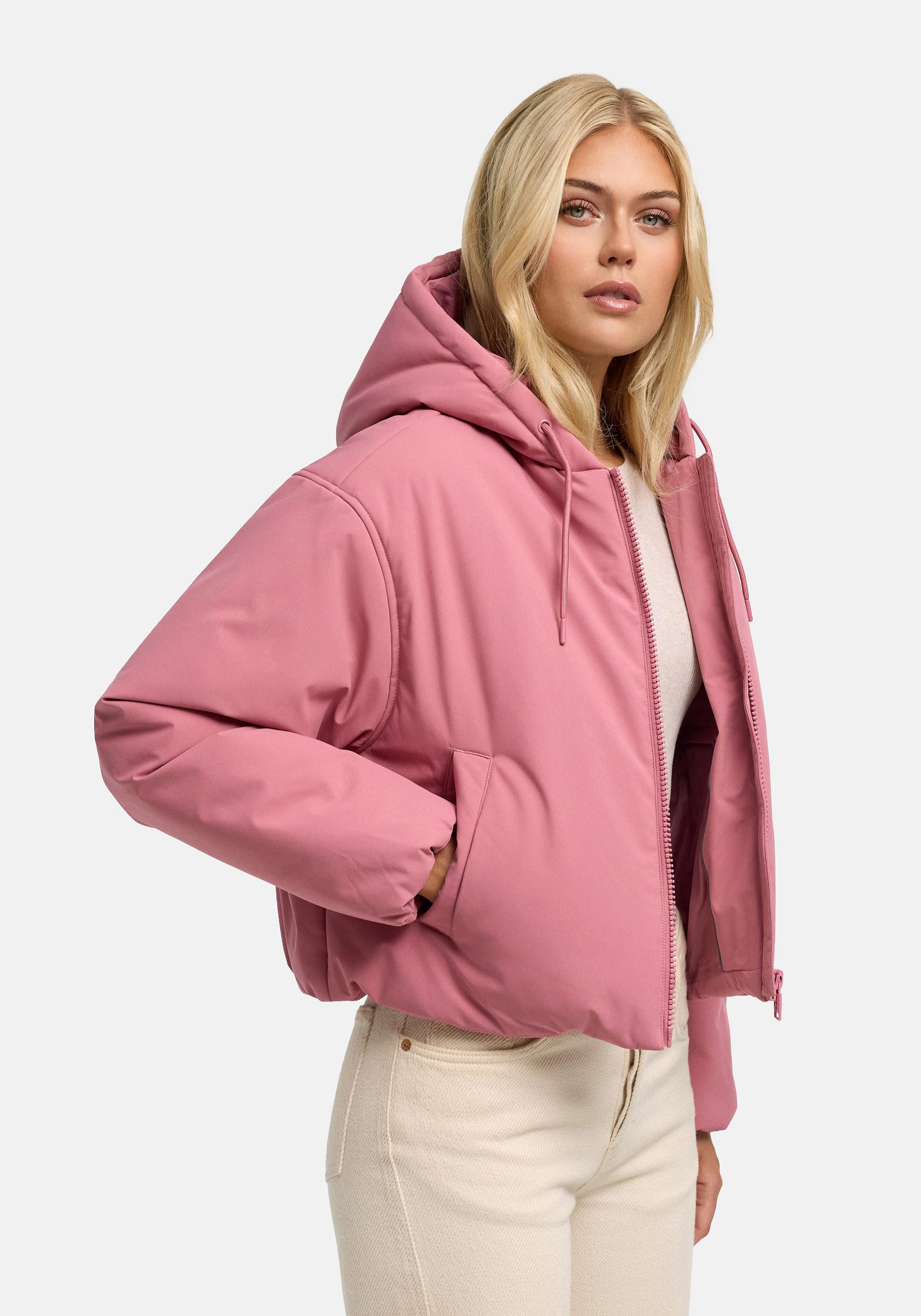 Navahoo Winterjacke "Biscuitaa 14" mit Kapuze Kurze warme Damenjacke