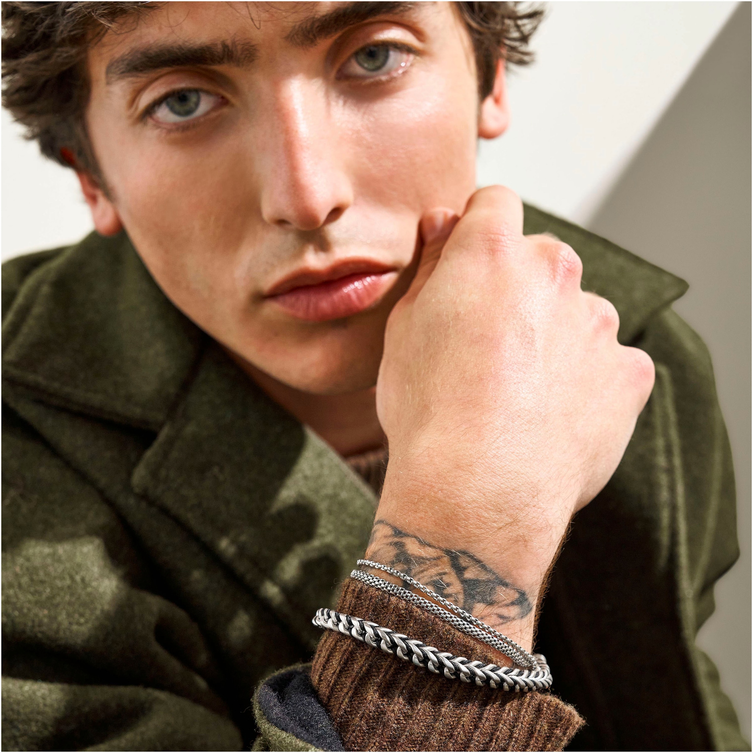 Skagen Armband »Schmuck Geschenk Edelstahl Armkette Tov Mesh, SKJM0235040«