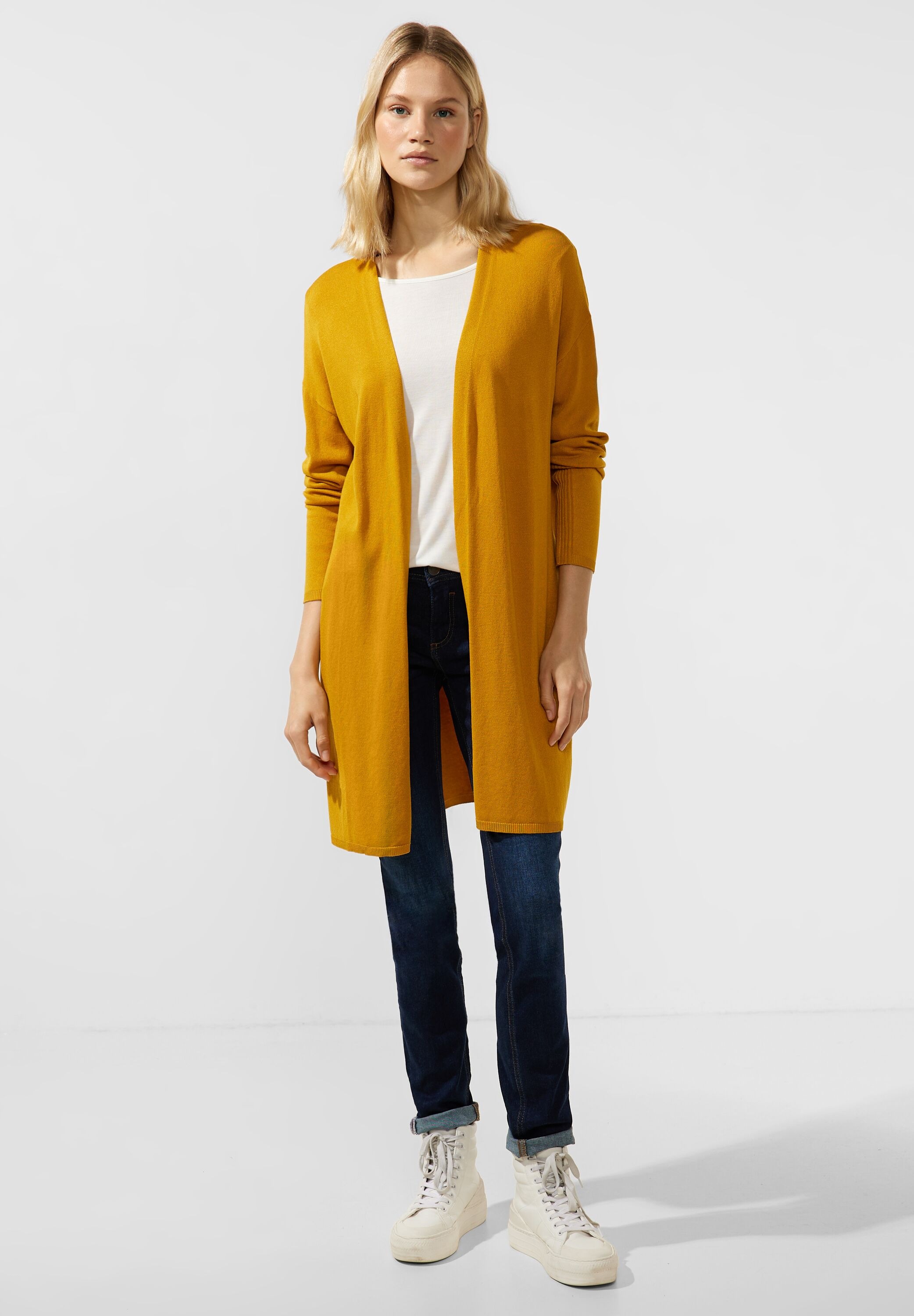 STREET ONE Strickjacke, verschlusslos