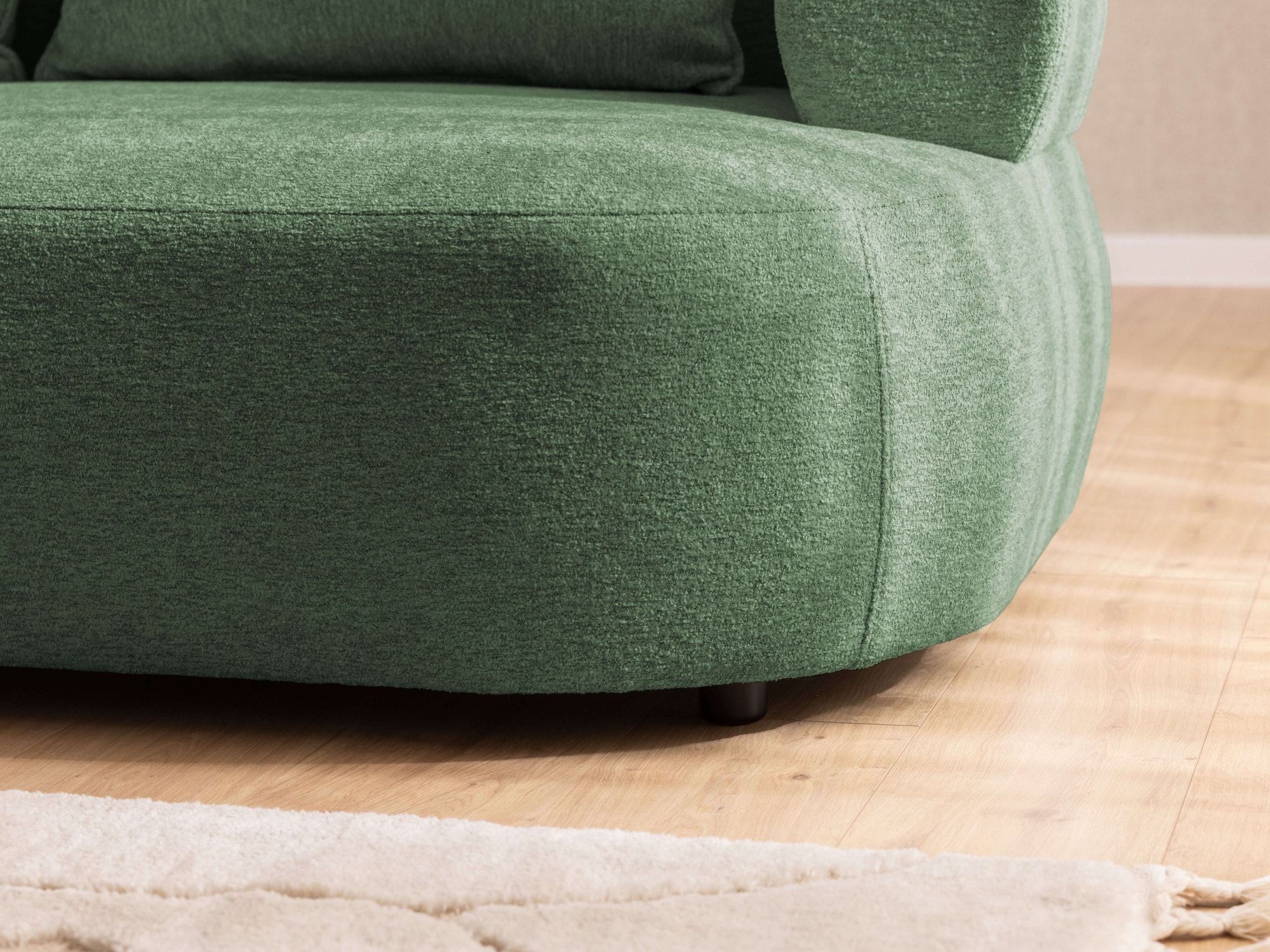 Home affaire 3-Sitzer »LUSSAC 3-Sitzer Design-Sofa mit Zierkissen, Maße B/T/H: 202/123/78 cm« hoher Sitzkomfort und modernes Design, Sofa ohne Bettfunktion