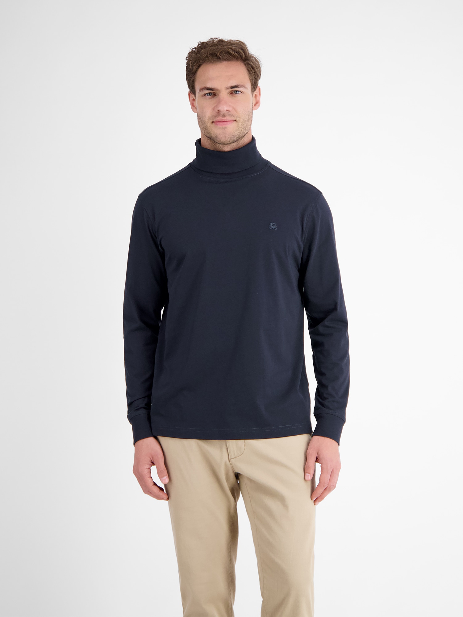 LERROS Sweatshirt "LERROS Rollkragenshirt aus weicher Baumwolle" günstig online kaufen