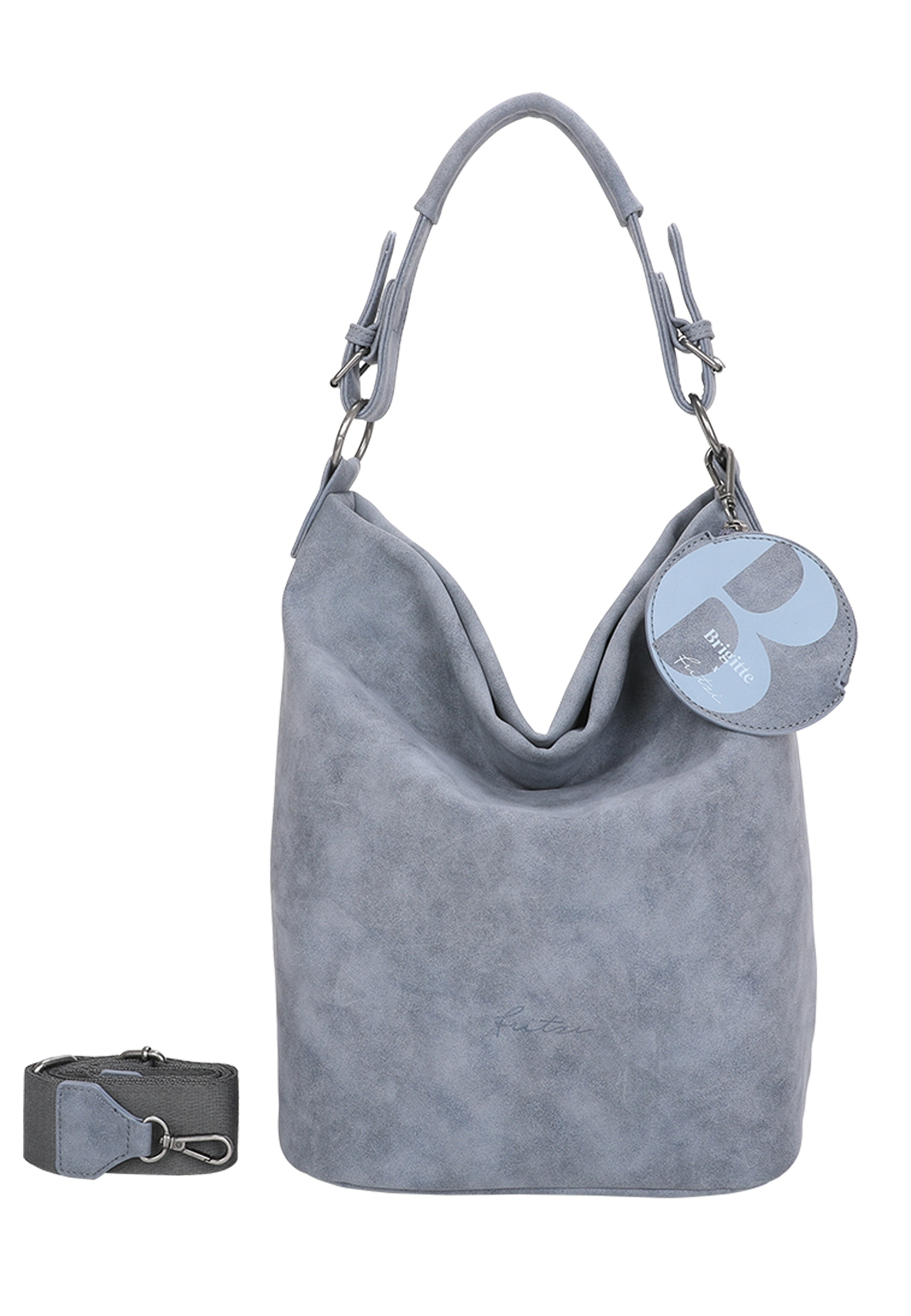 Fritzi aus Preußen Schultertasche »Brigitte x fritzi Special Hobo01«, mit abnehmbarem Anhänger