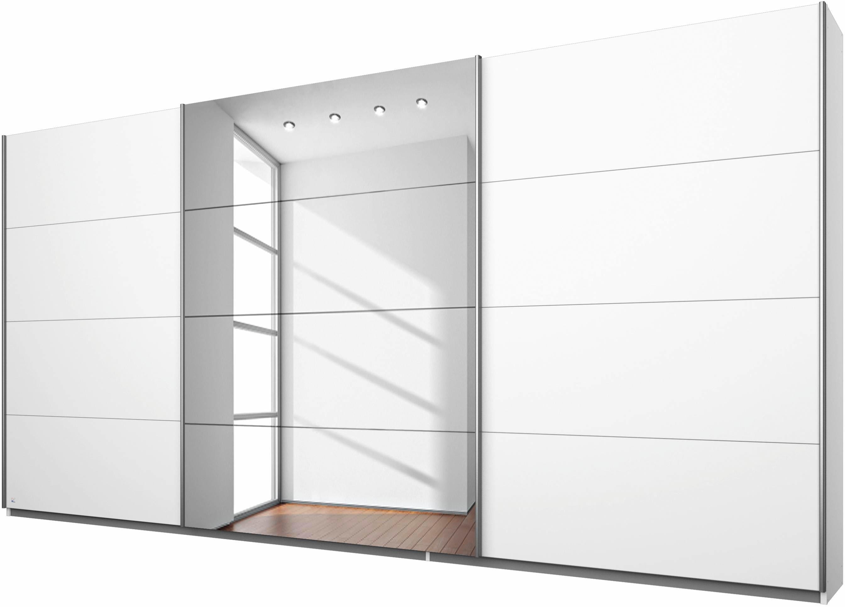 OTTO home Kleiderschrank "Mehrzweckschrank Aktenschrank Möbel Mietswohnung Schlafzimmer DOBENE" erhältlich in Breite: 271 und 360 cm, Höhe: 210 cm, mit großen Spiegelelementen, inkl. Schubladeneinsatz MADE IN GERMANY