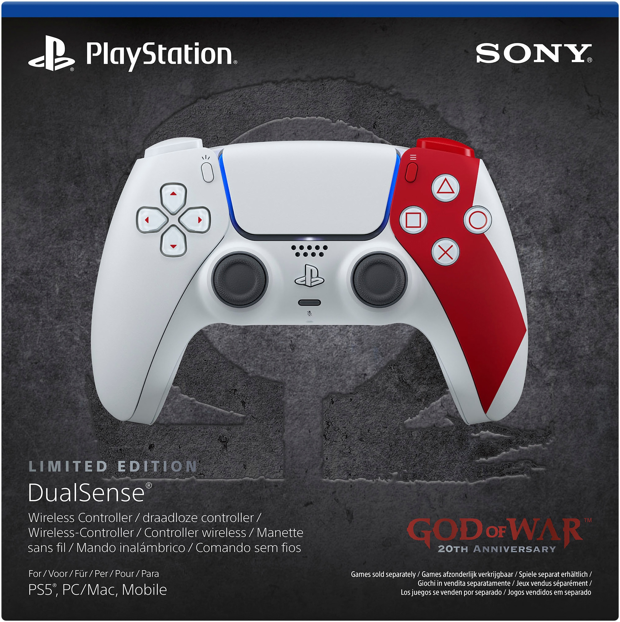 PlayStation 5 DualSense Wireless-Controller »God of War™ 20th Anniversary Limited Edition«