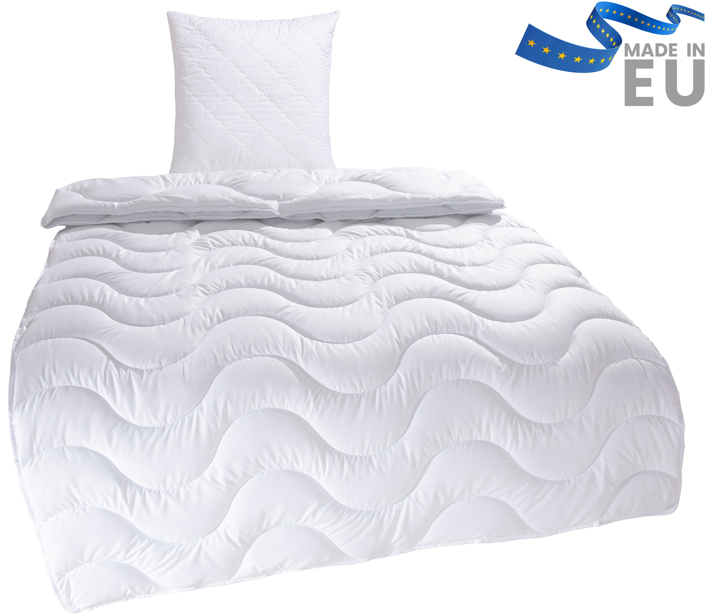 OTTO home Microfaserbettdecke + Microfaserkissen "Mailo, Bettdecke 135x200 günstig online kaufen